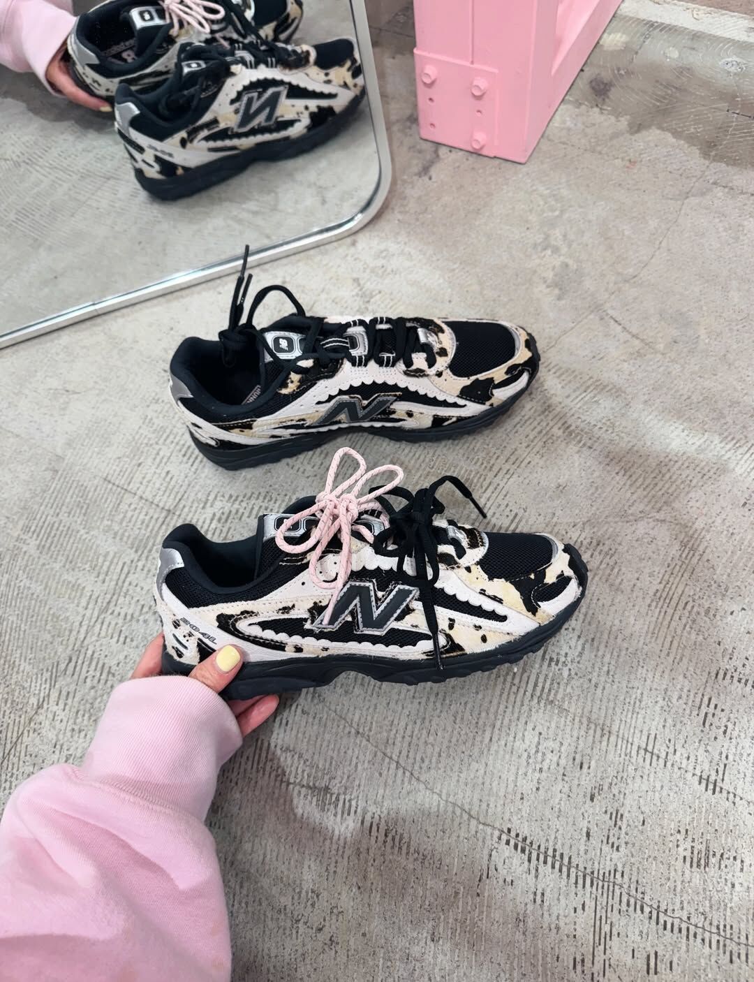 New Balance 204L 乳牛 動物紋 張員瑛同款 miumiu 復古鞋 U204L3Z7