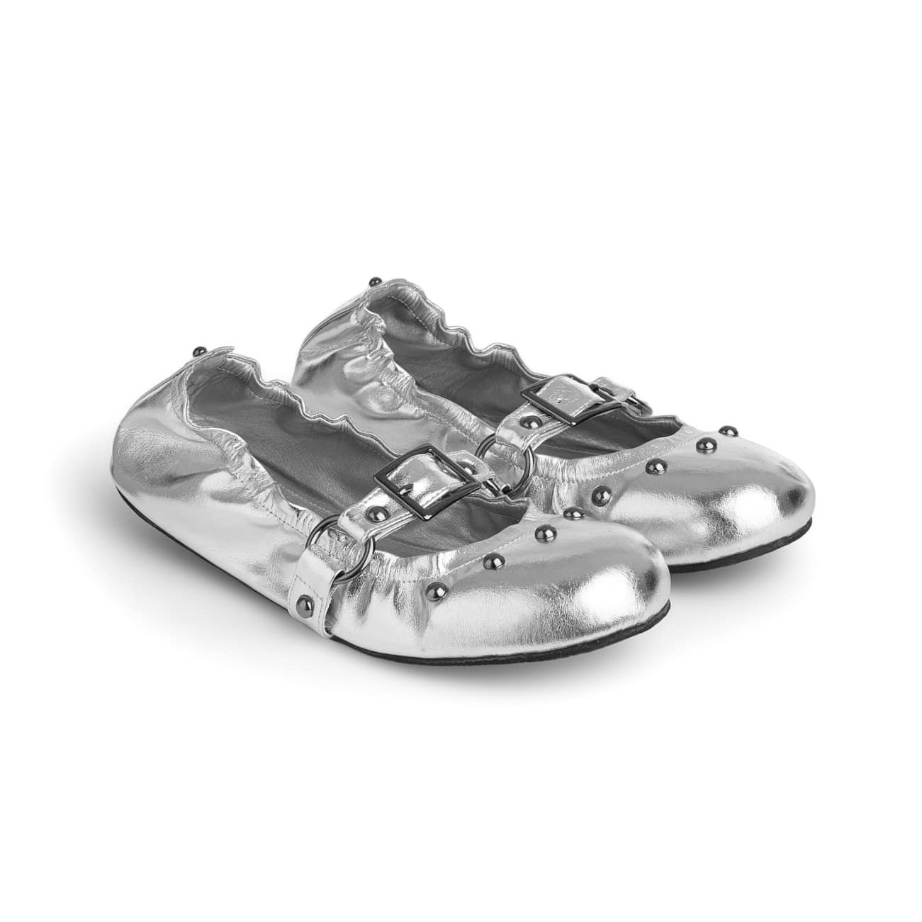 DEINET｜WRINKLED FLAT SHOES [3 colors]