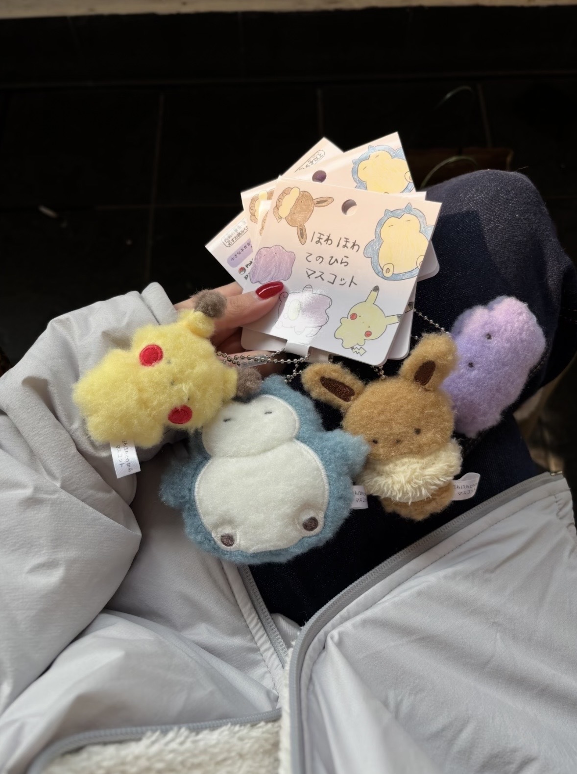 正版授權 寶可夢 POKÉMON 豆豆眼 迷你毛絨 吊飾