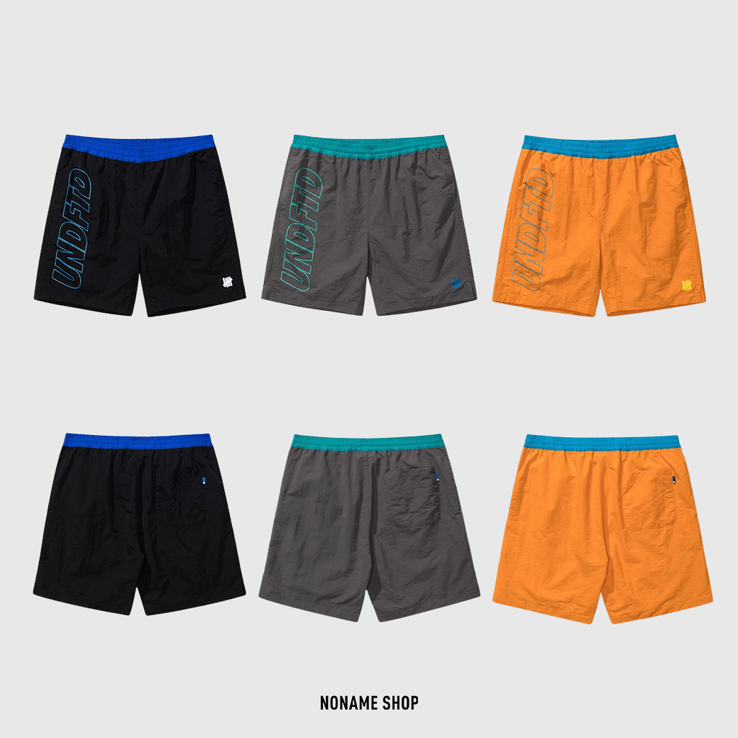 UNDEFEATED 經典 LOGO 簍空 字母 印花 短褲 三色 (男款)