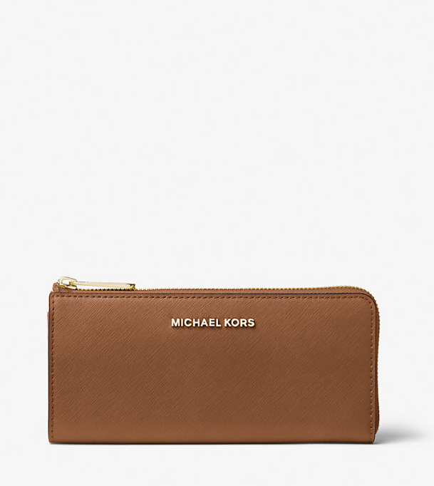 [S] MICHAEL KORS LUGGAGE 35T6GTVE3L JET SET TRAVEL LG THREE QTR ZIP LEATHER, 190049409770 (SMK1388)