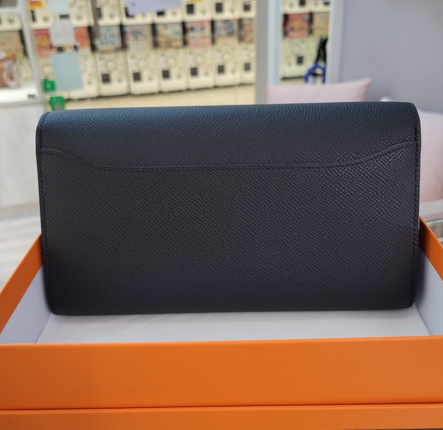 HERMES CONSTANCE TO GO NOIR CK 黑銀