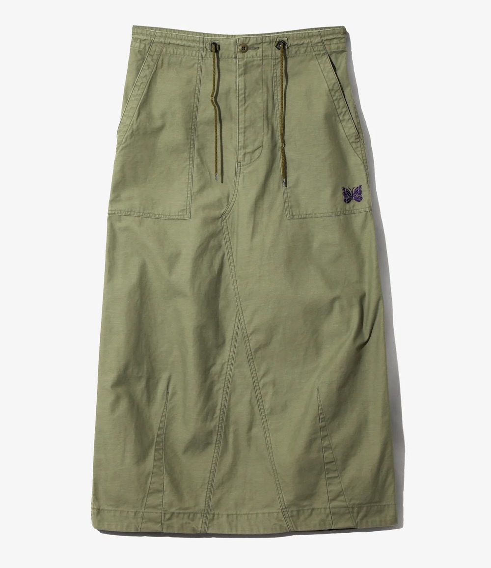 Needles - SX171 String Fatigue Skirt - Reversed Sateen