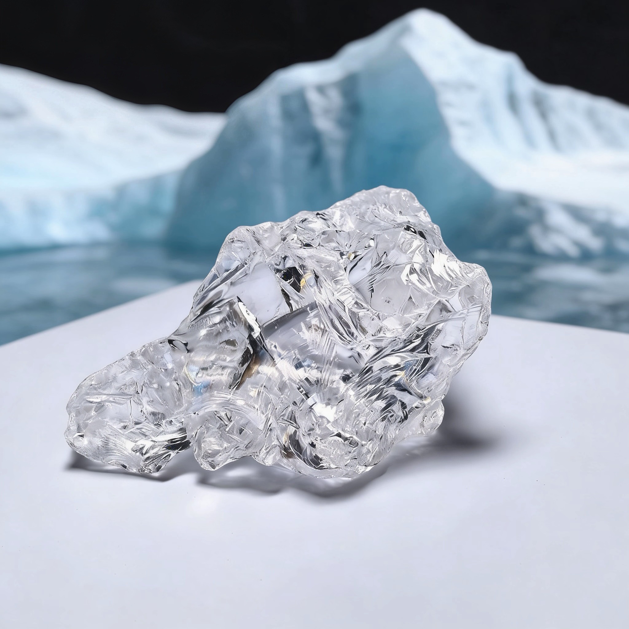 白阿賽原石531.5g