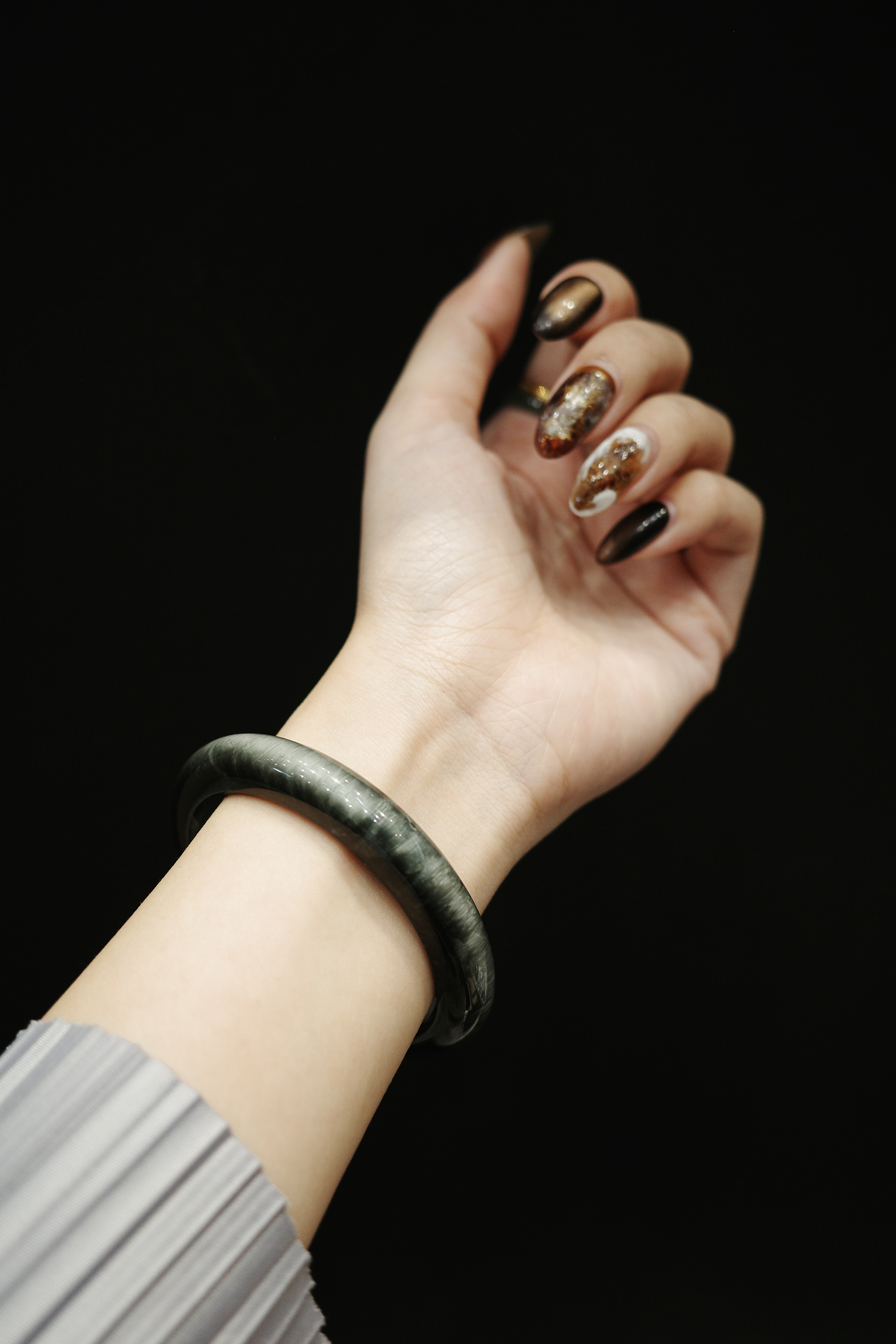 疏星淡月｜鷹眼石｜56圈口