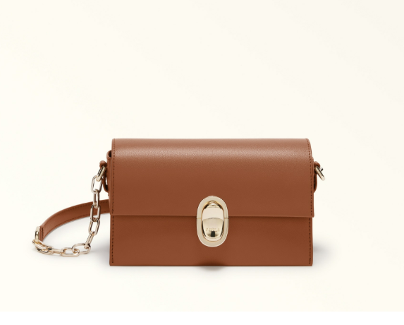 [U] FURLA TAUPE WB017180010N800A0055W3X ECLISSE S CROSSBODY - VITELLO SIDNEY, 8050597636603 (UF338)