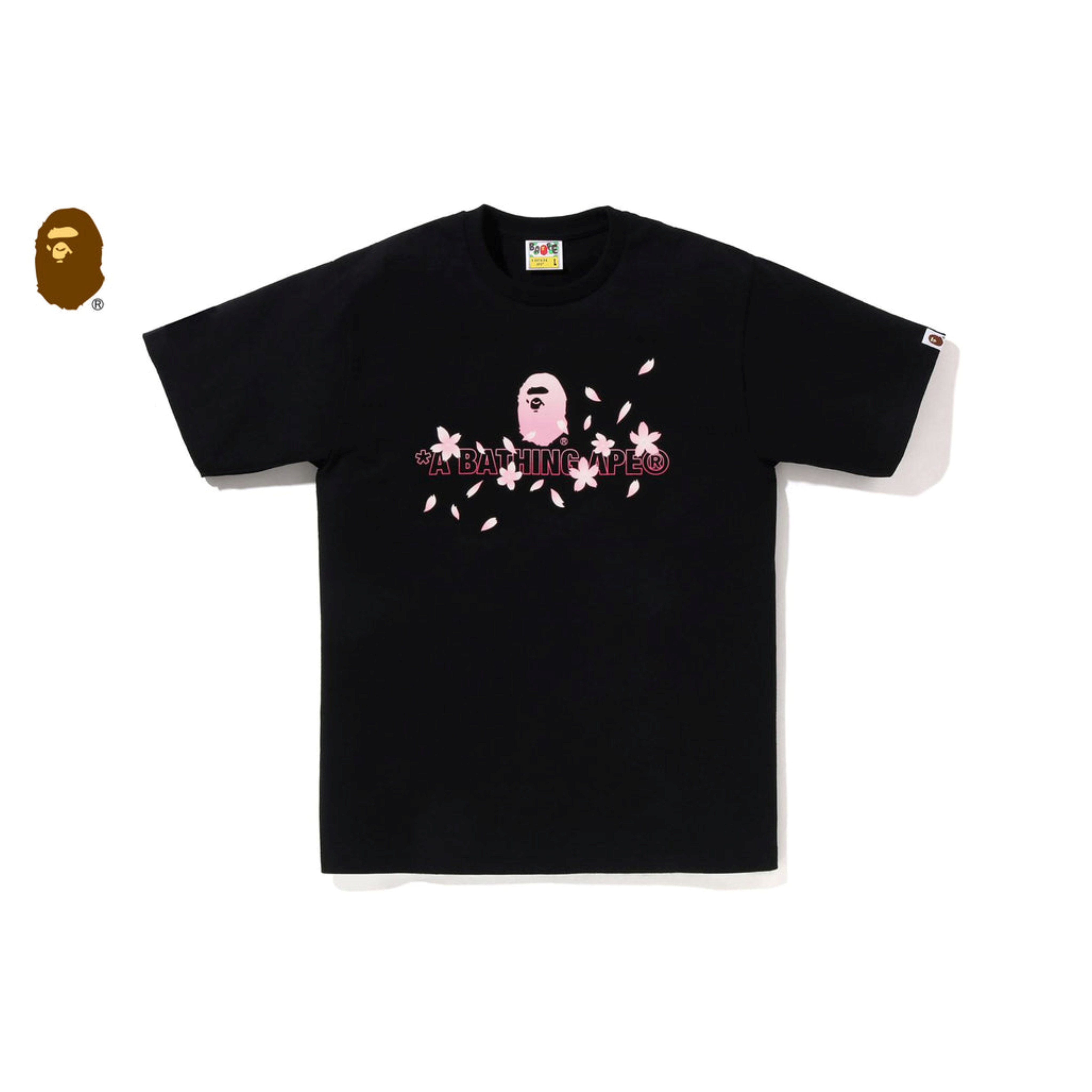 2026SS A BATHING APE BAPE SAKURA LOGO TEE 櫻花 字體 大頭 短T 現貨 1M20110012