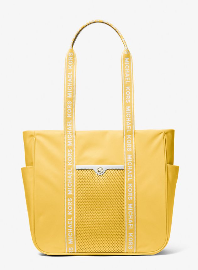 [S] MICHAEL KORS DAISY YELLOW 35S5GTFT3C JET SET TRAVEL LG NS PKT TOTE, 197853425835 (SMK1341)