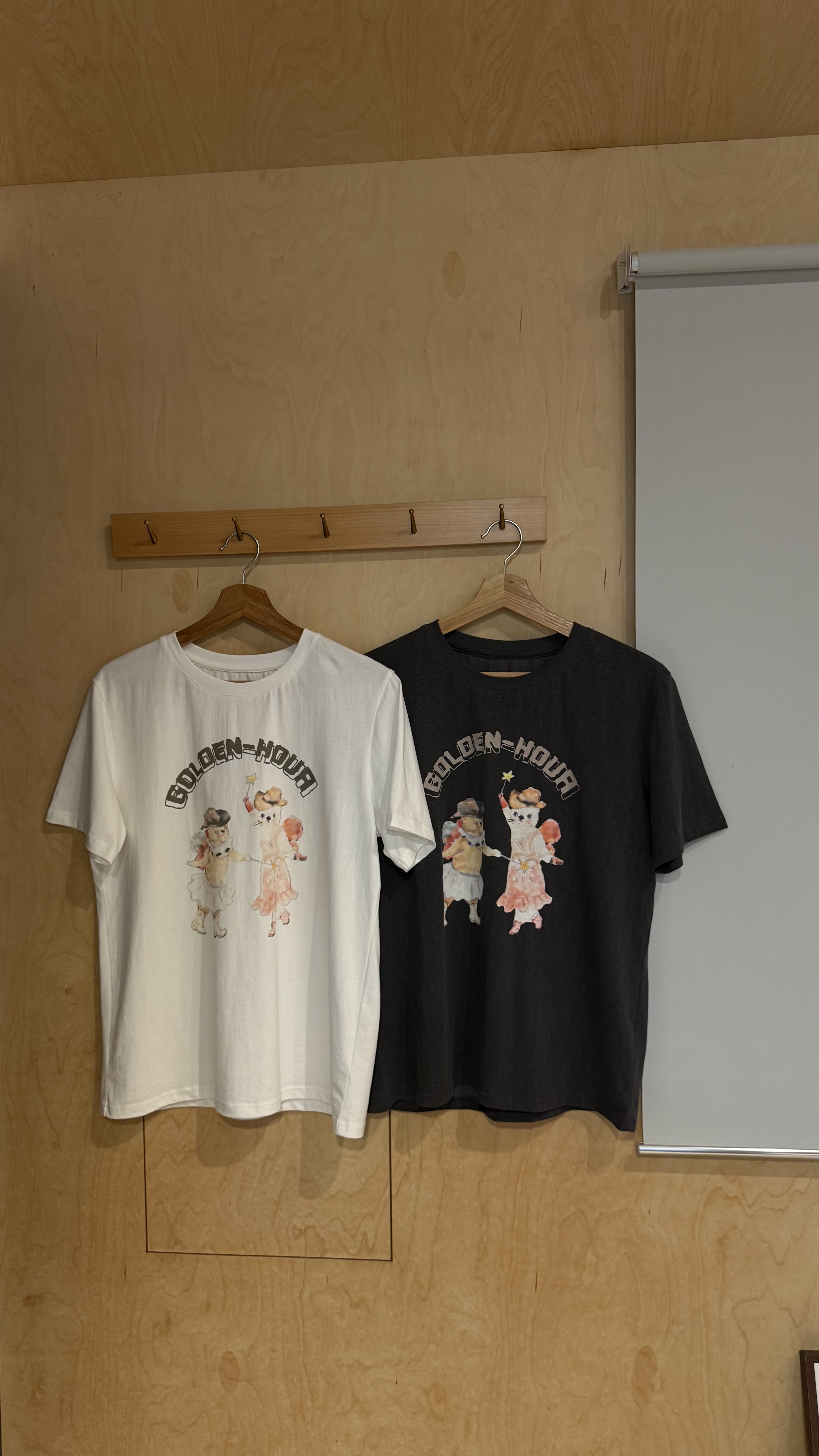 芭蕾舞小貓圖T-shirt