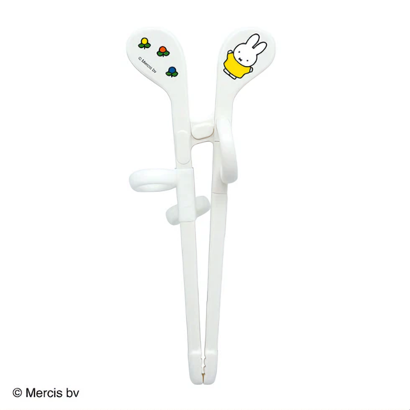 Edison x Miffy 幼兒學習筷子 Mini版 (右手用) - 白色 | 1.5歲起適用 | 史上最輕