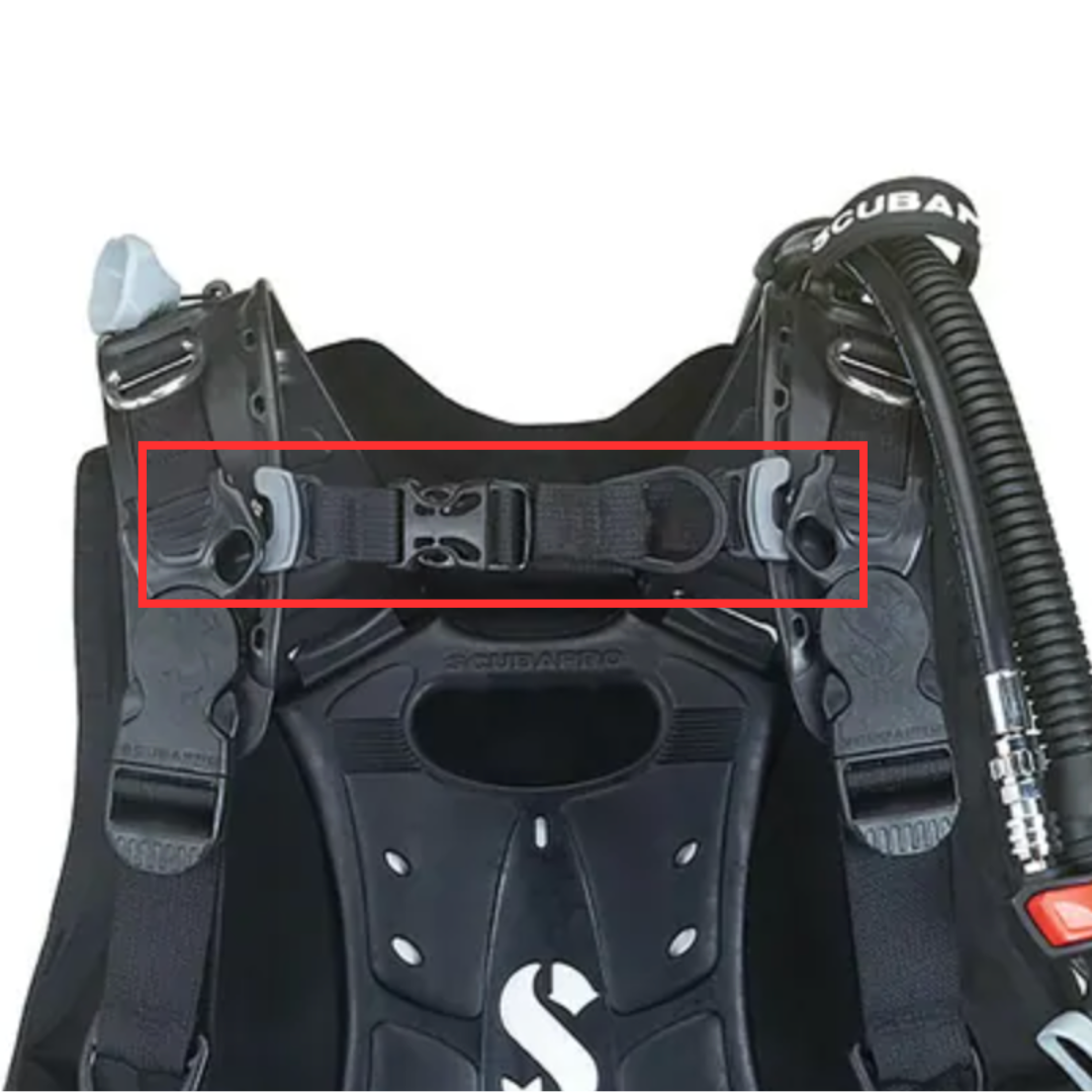★SCUBAPRO HYDROS X BCD專用胸扣 (左邊)