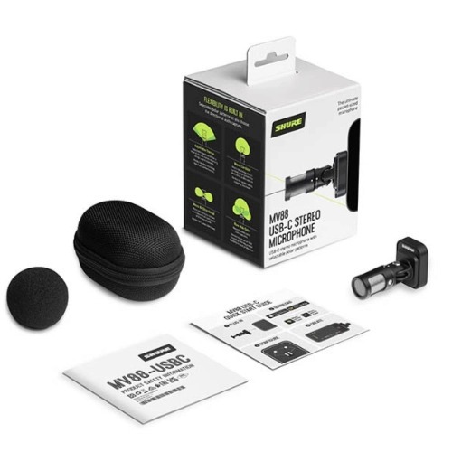 Shure MV88 USB-C Stereo Microphone MV88-USBC