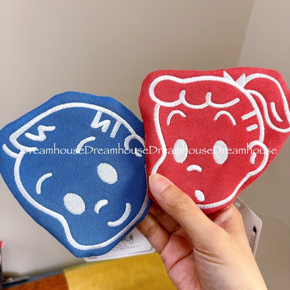 原田治 OSAMU 男孩 女孩 Jack Jill 大臉 帆布 拉鍊包 零錢包 小物包 收納包 耳機包