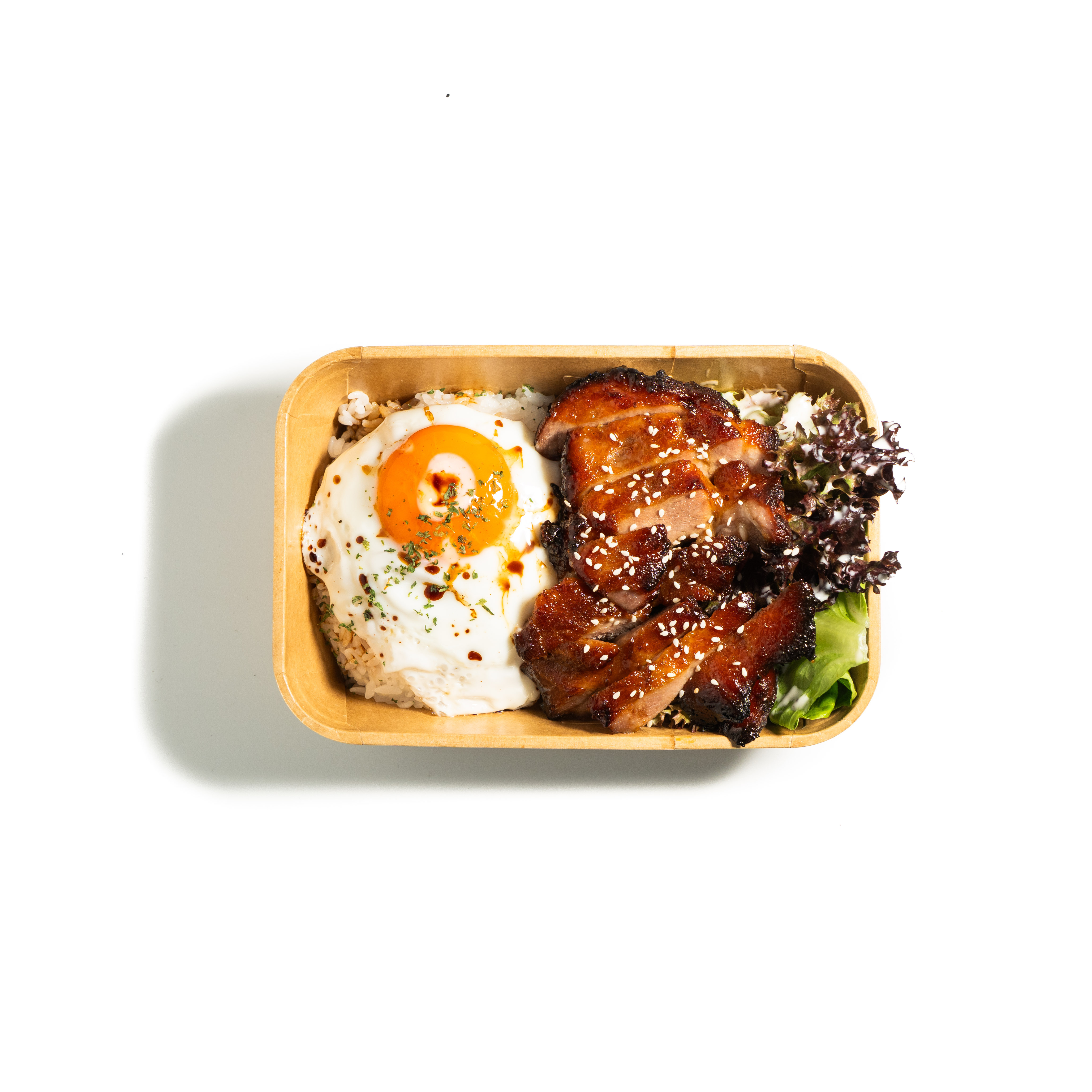 焰燒叉燒煎蛋飯