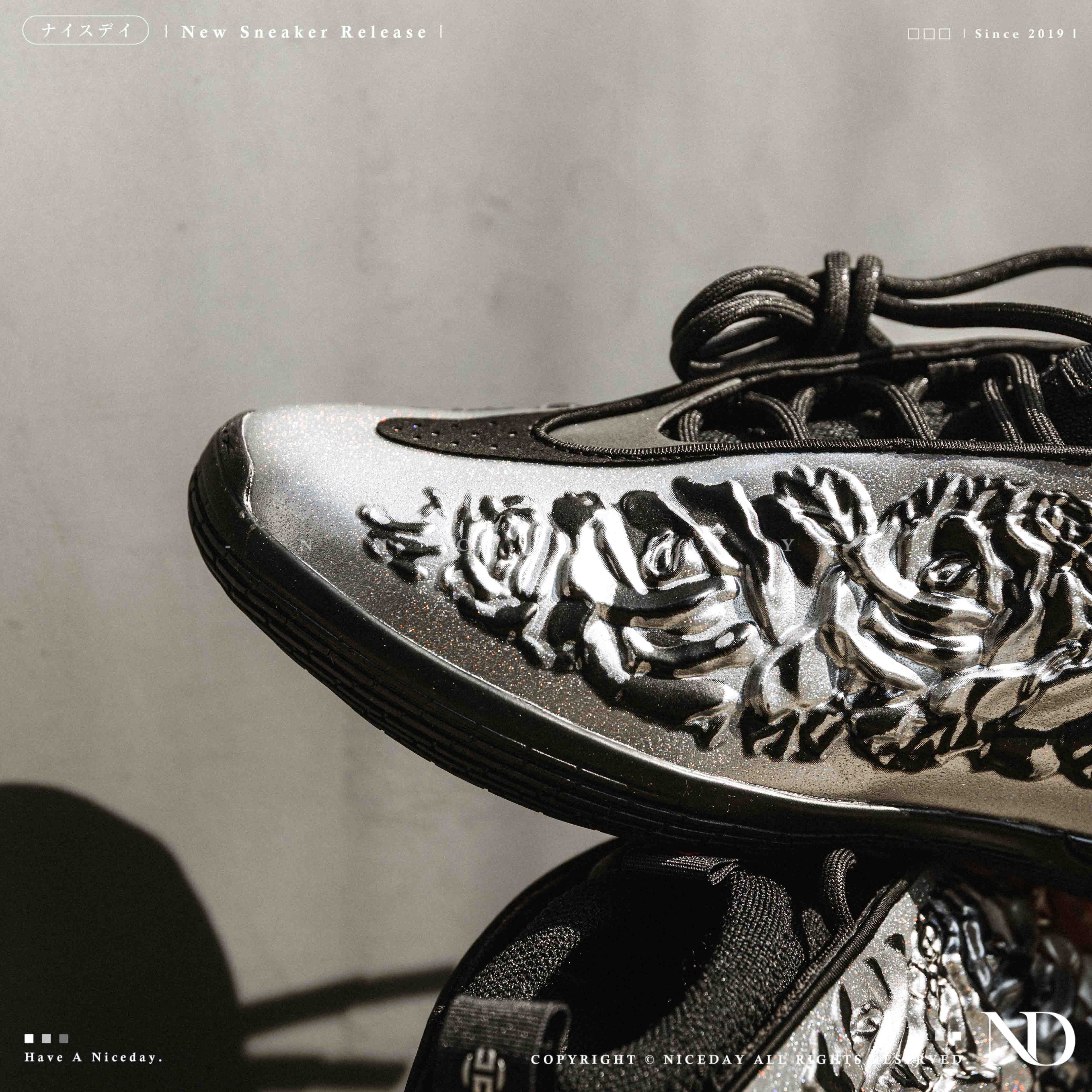 NICEDAY 代購 Willy Chavarria x Adidas Harden Vol.10 銀黑 浮雕 銀 金屬銀 聯名 雕刻 KJ2032