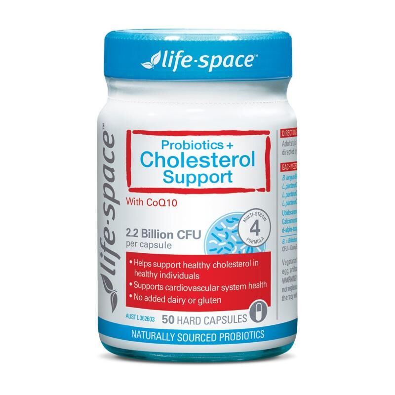 Life Space  平衡膽固醇益生菌(含輔酶Q10)50粒(平行進口產品)