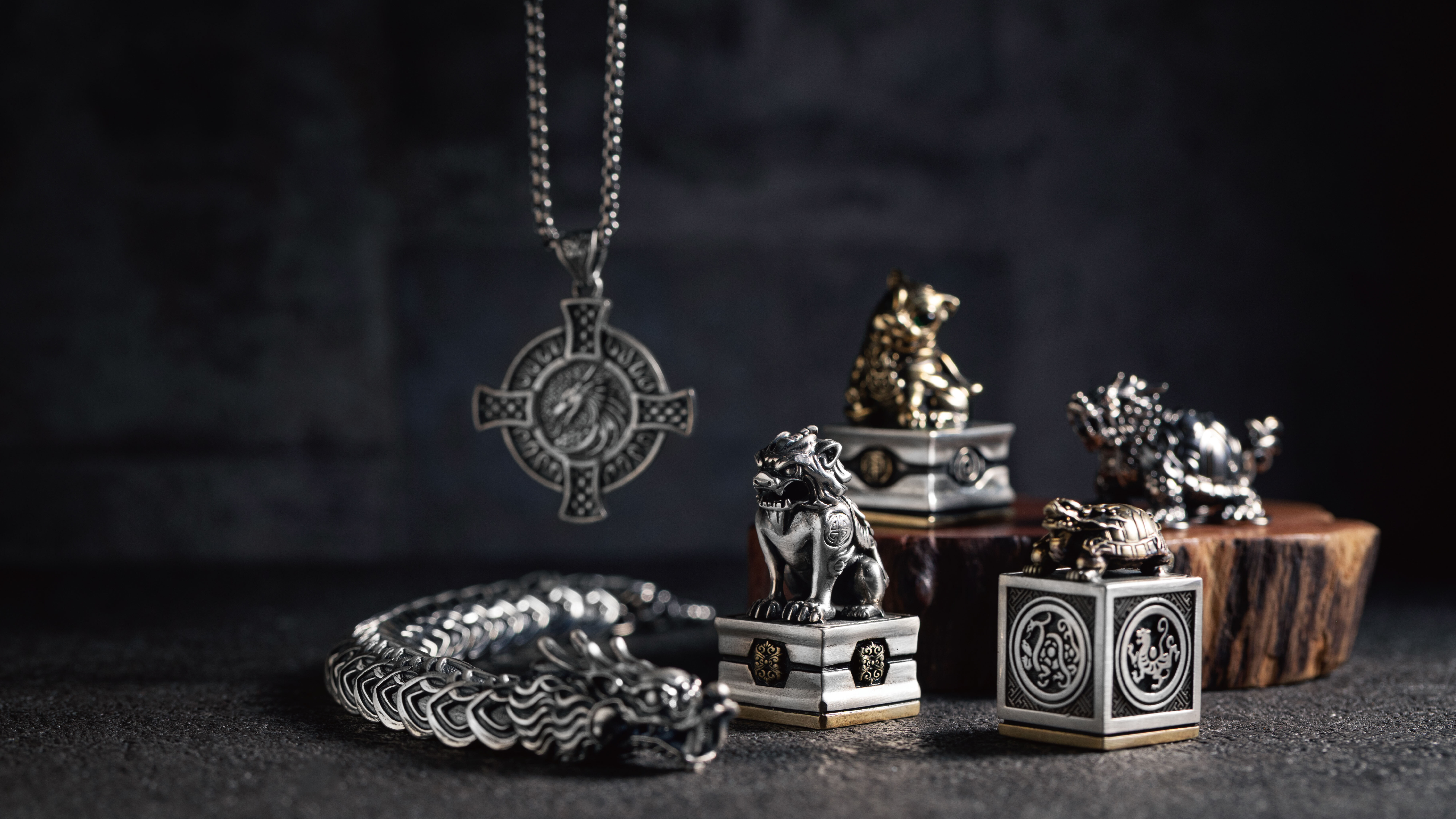 JK銀飾天界系列的純銀飾品及金屬印章