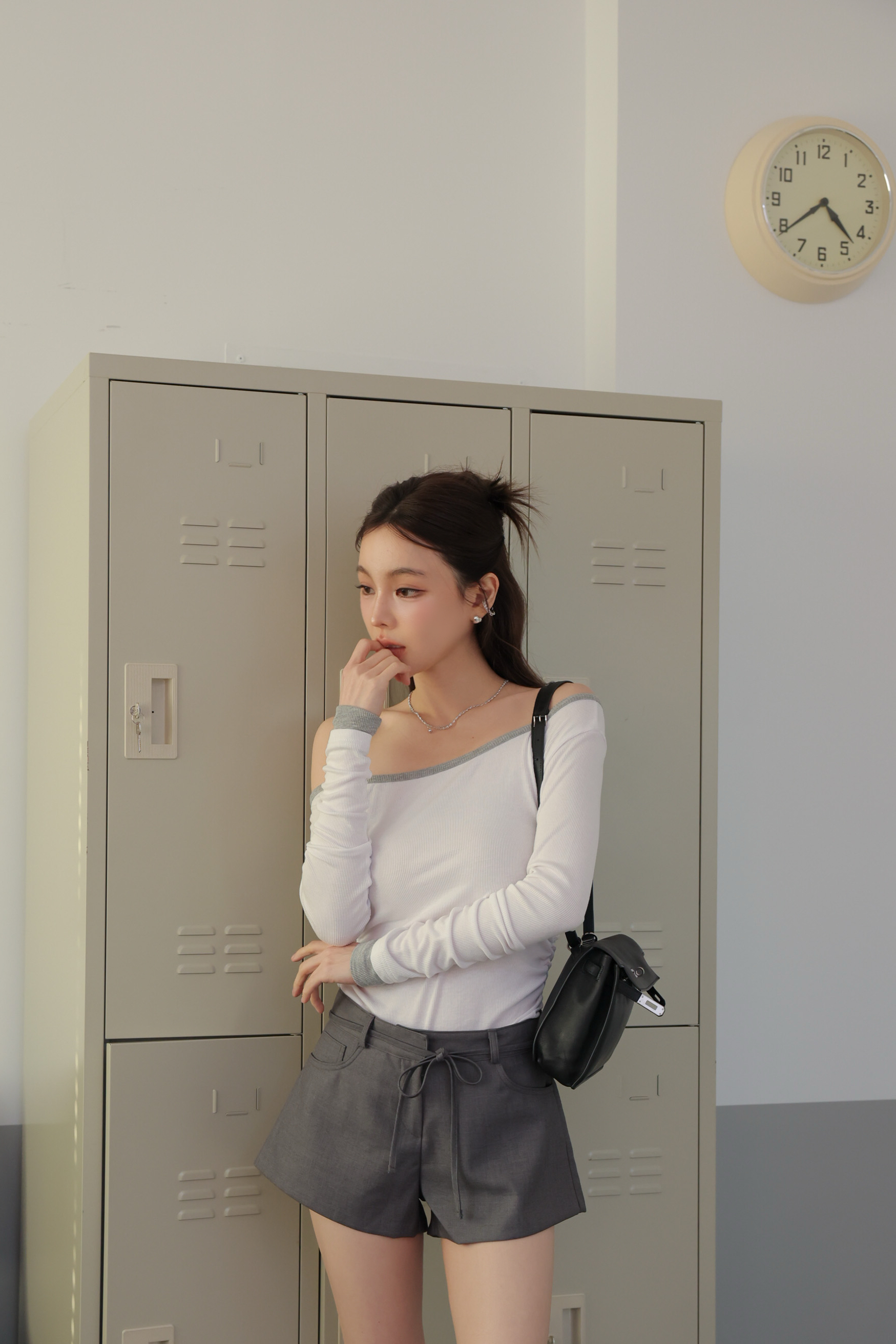 （現貨）大愛的綁帶西裝短褲 HA32