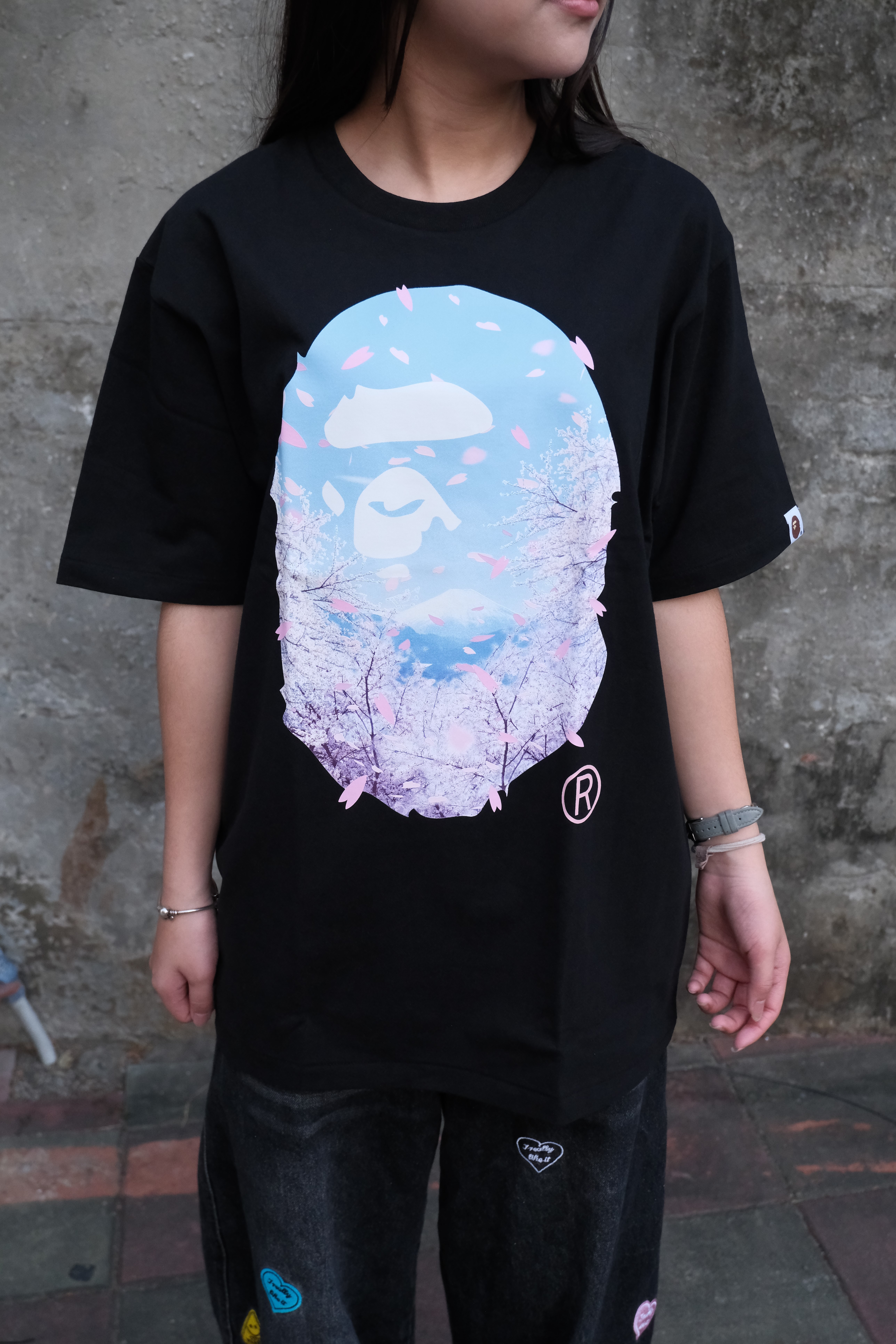 Bape SS26 櫻花系列 富士山 Sakura 大猿頭 短Tee 1M20110011