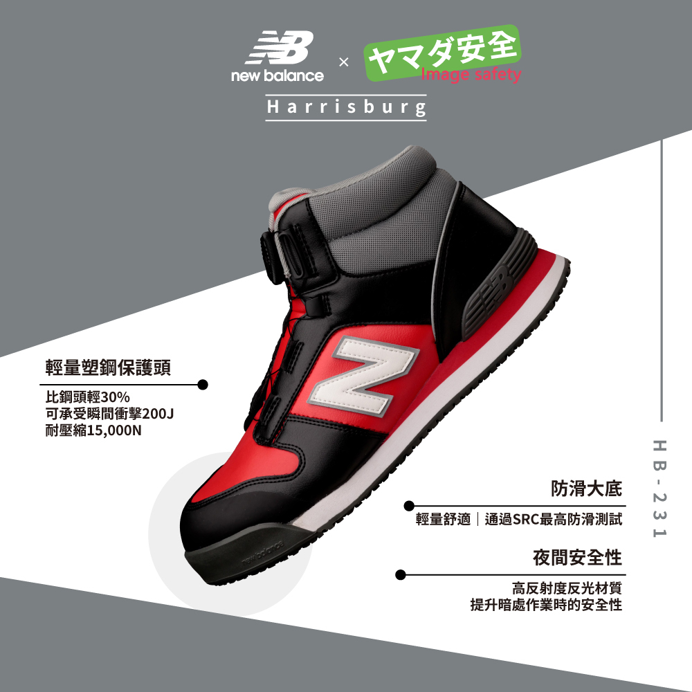 New Balance HB-231 Harrisburg RED 紅色款