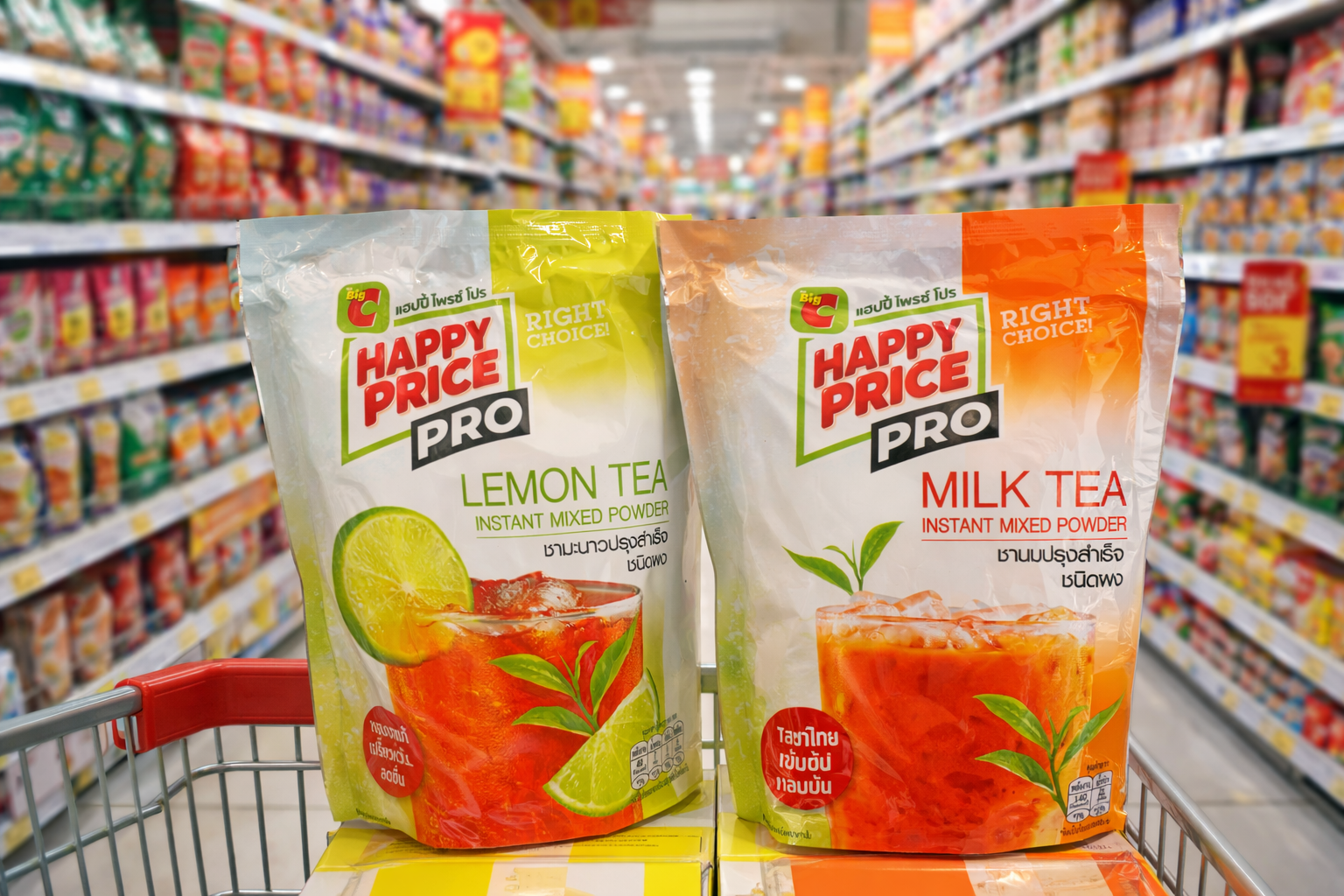 泰國 Big C Happy Price Pro 泰奶茶粉 33g 13包 日常沖泡飲品