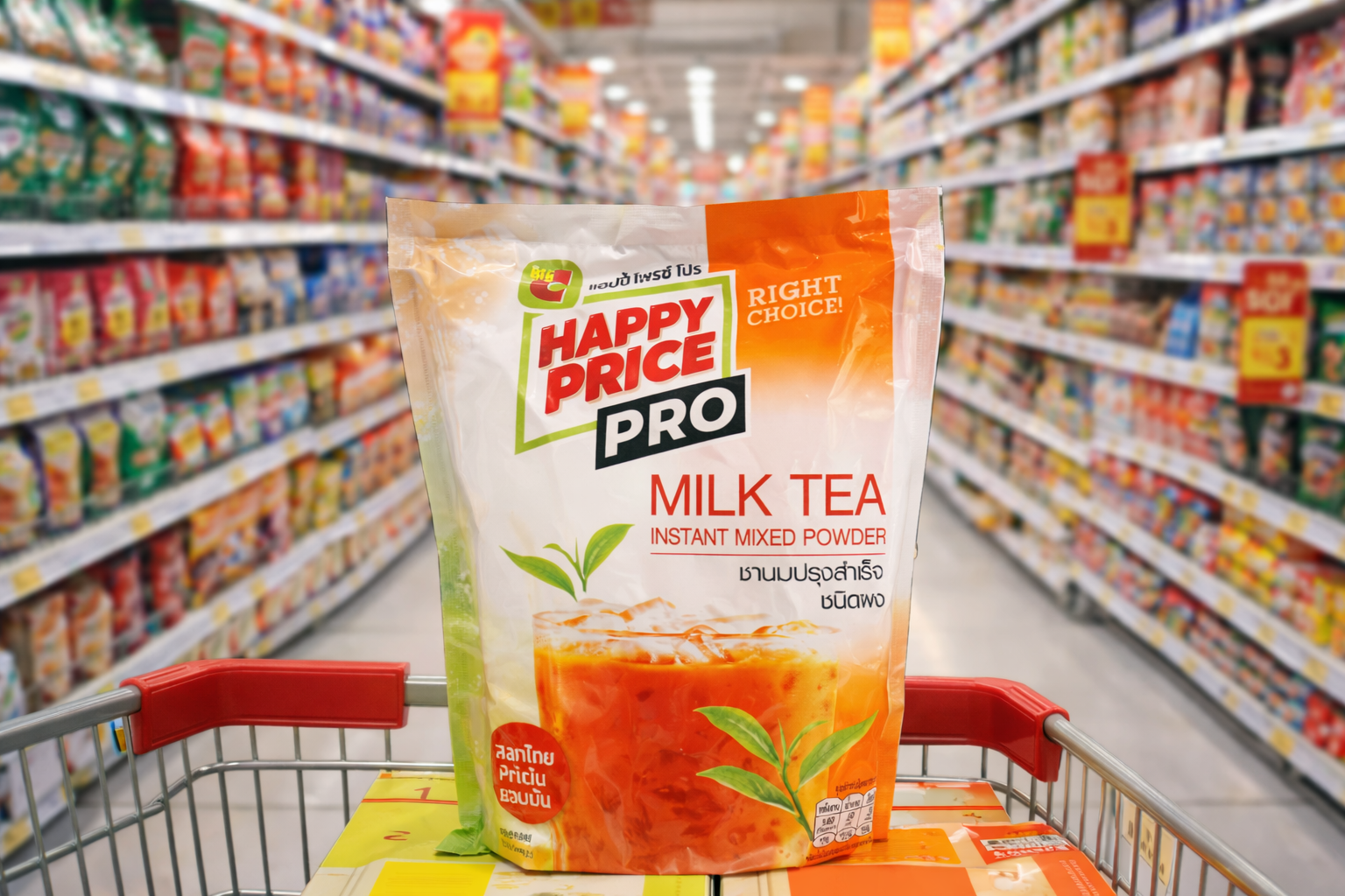 泰國 Big C Happy Price Pro 泰奶茶粉 33g 13包 日常沖泡飲品