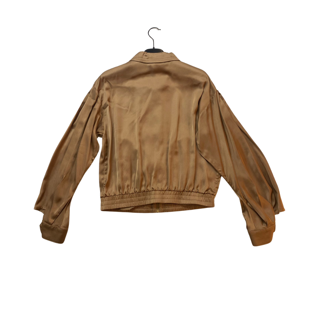 1TS0319-099 [TWINSET] Satin Jacket Walnut #261LL2LDD (C-EU-E)