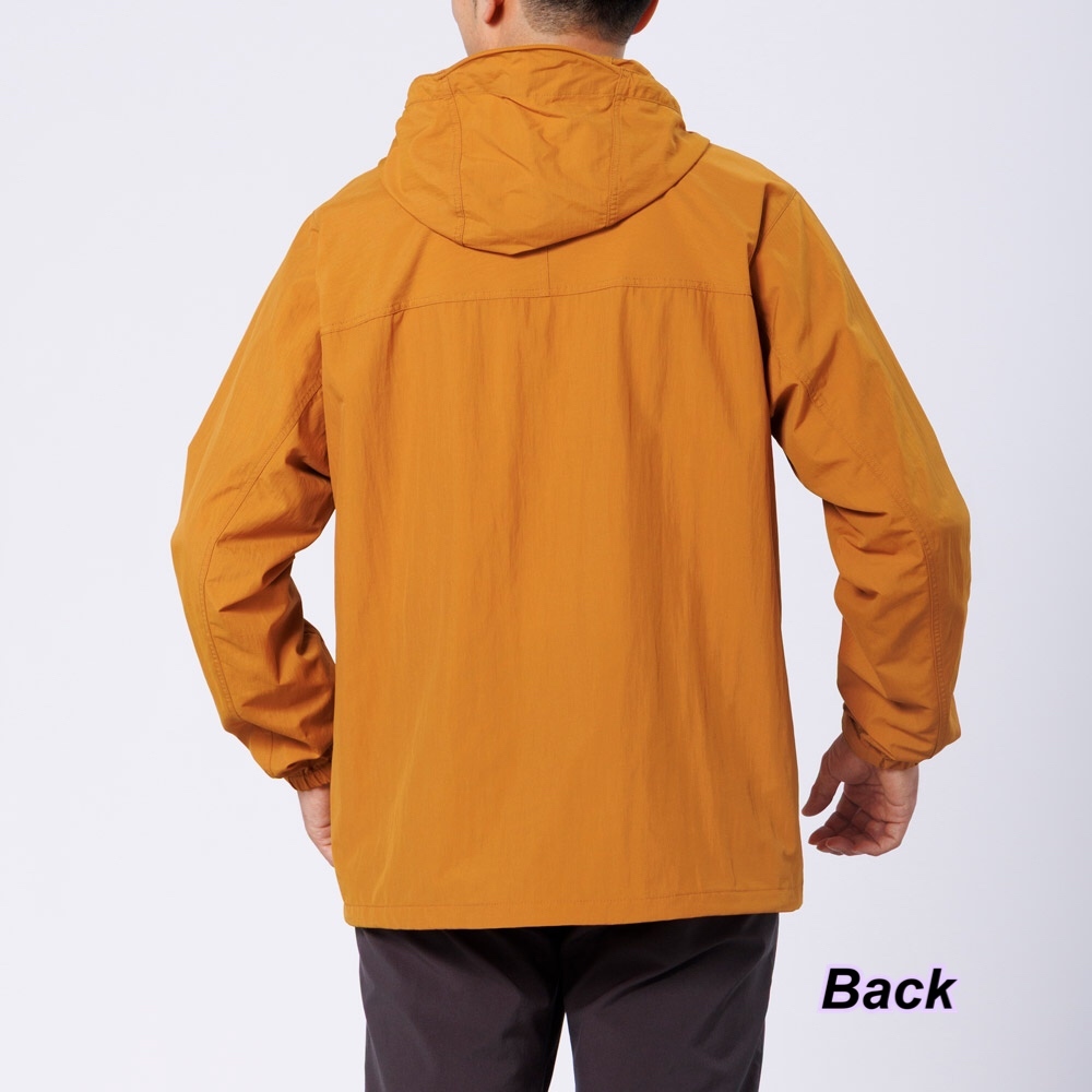 260318 mont bell 男裝 防水企領輕盈風褸半拉鍊上衣（有帽）/ 多色