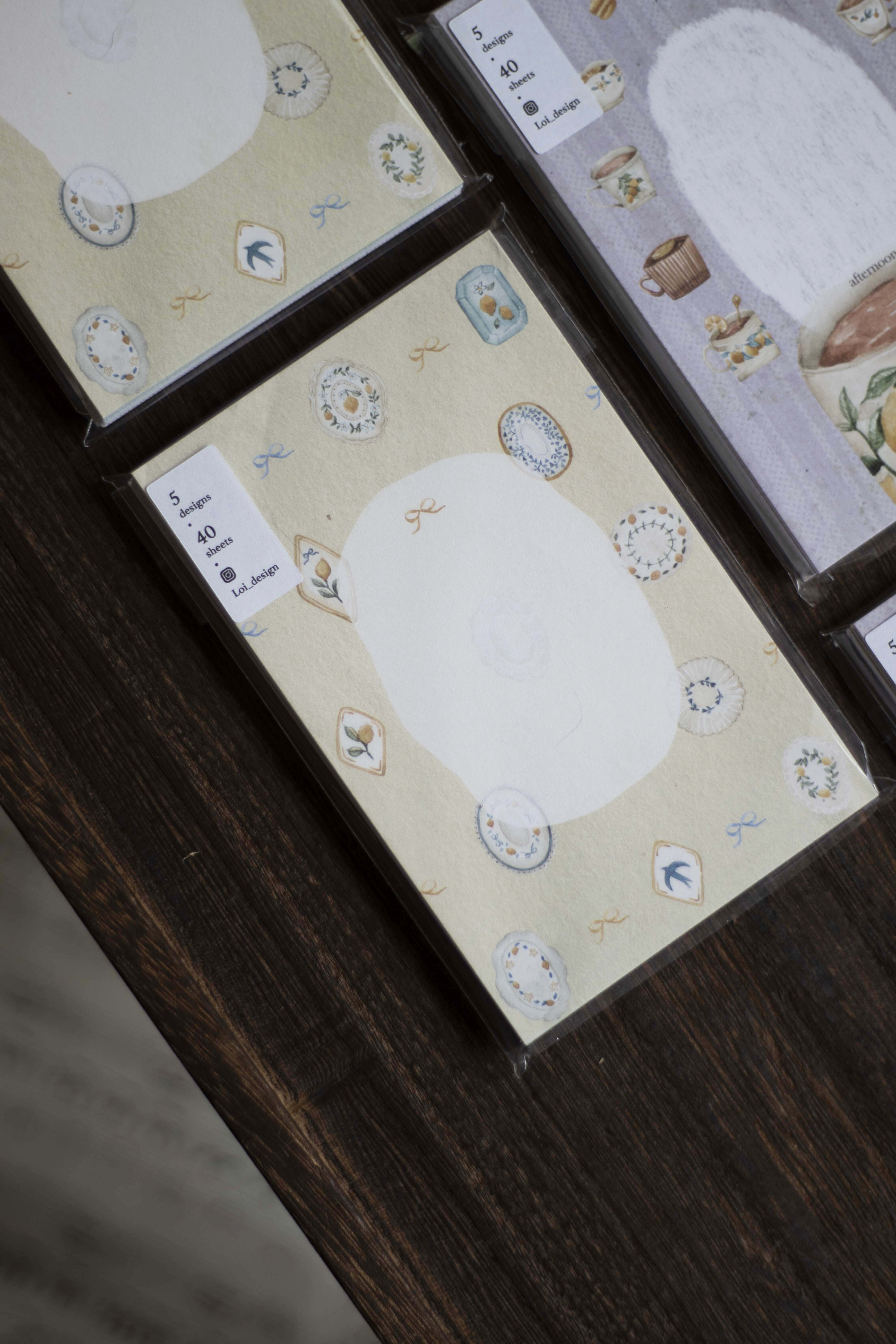 樂意Loi．檸檬與小鳥盤 M6便簽活頁紙