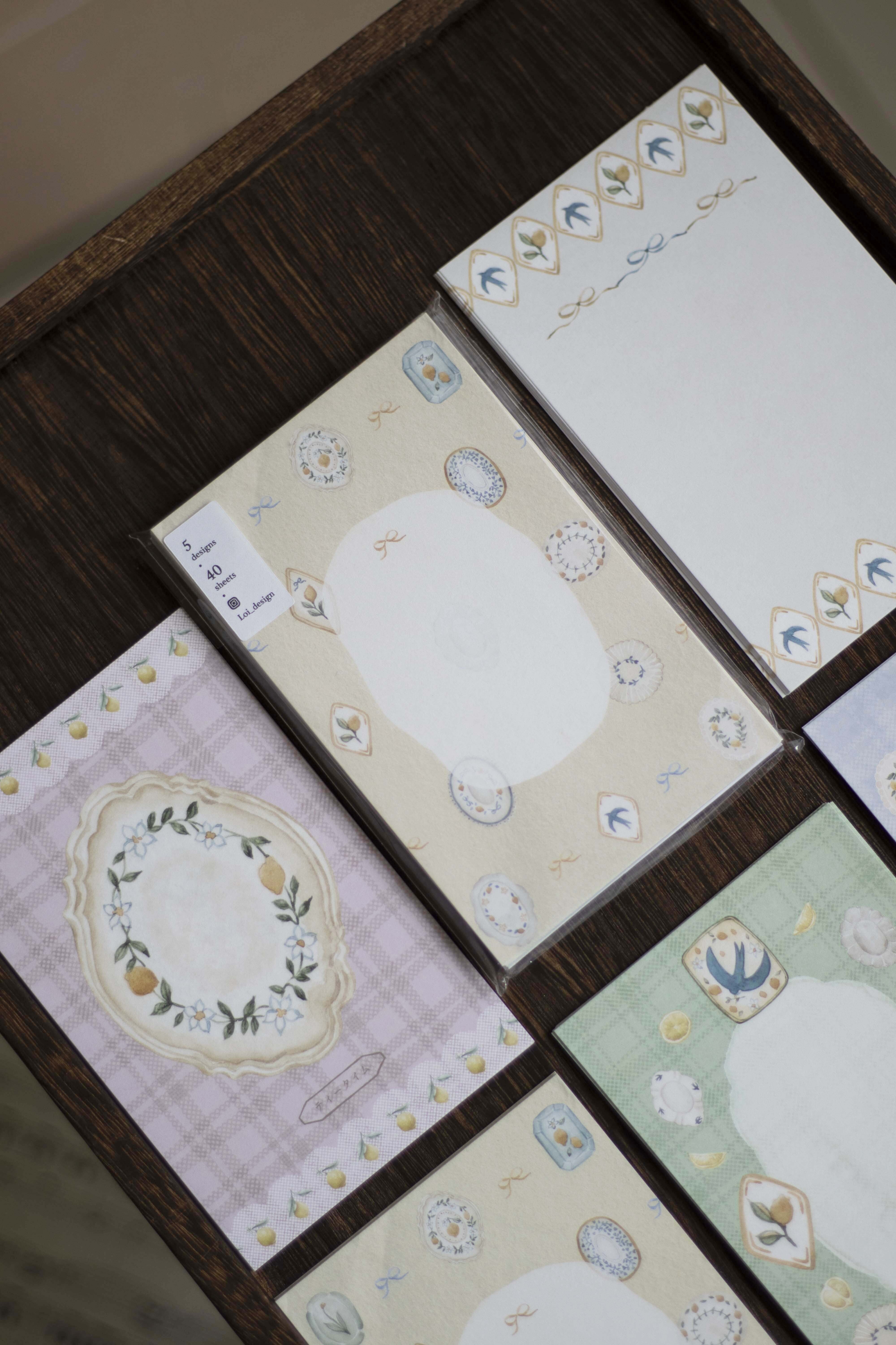 樂意Loi．檸檬與小鳥盤 M6便簽活頁紙