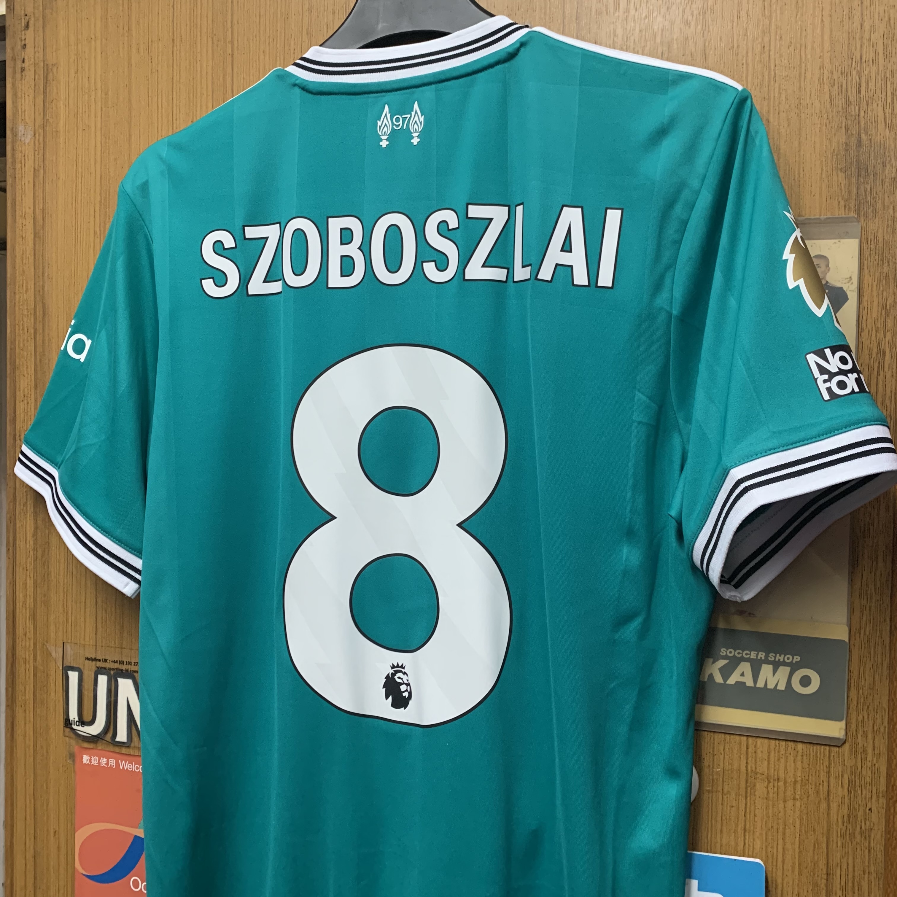 2025 Liverpool Third Shirt with EPL Nameset & Patch