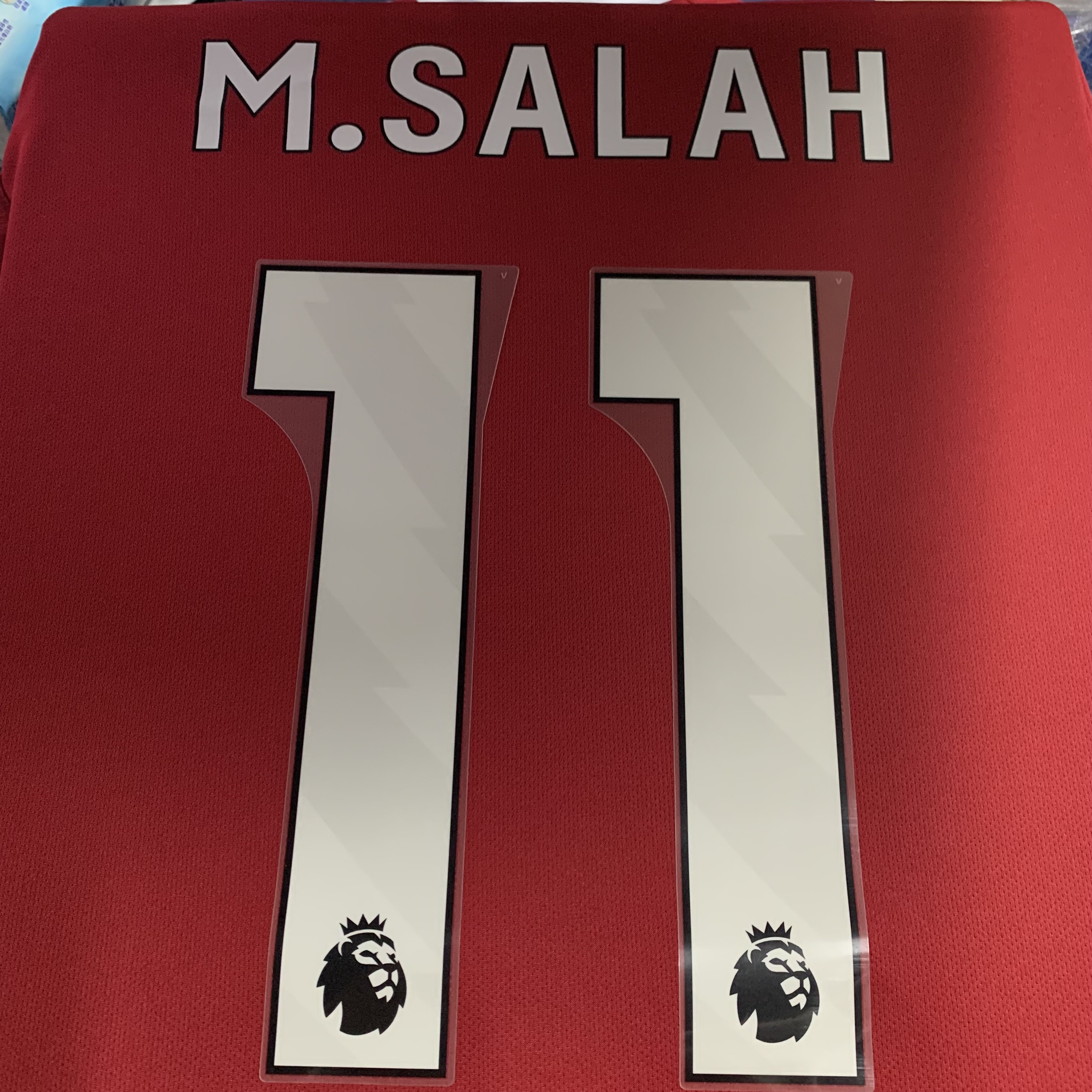 2025 Liverpool Home Shirt with EPL Nameset & Patch (雙號碼）