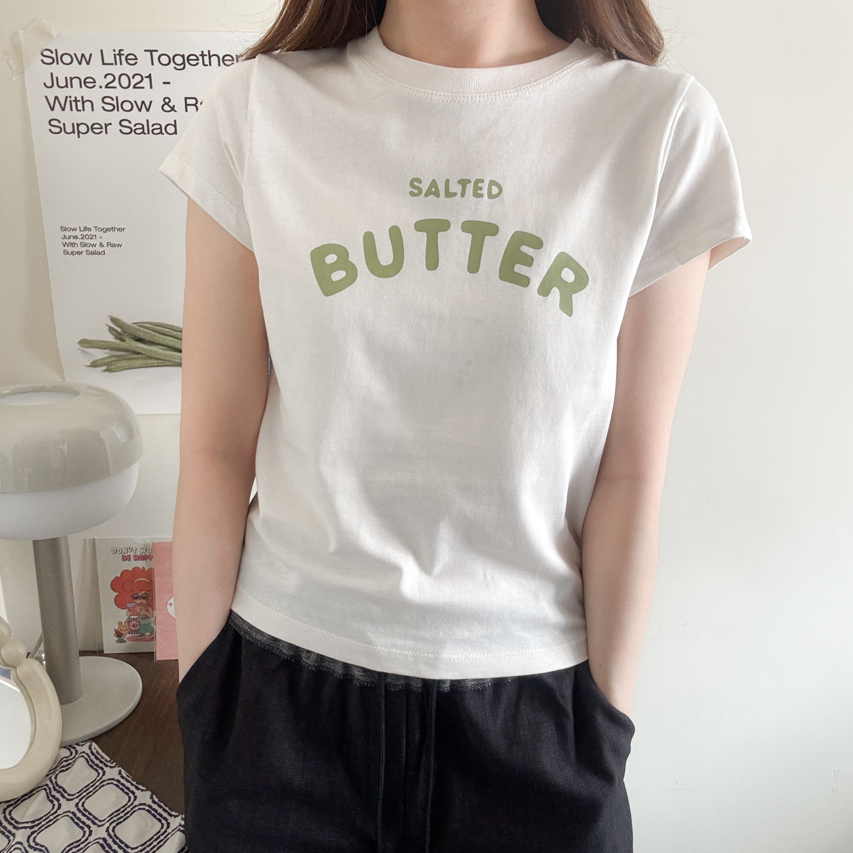 Salted butter棉tee