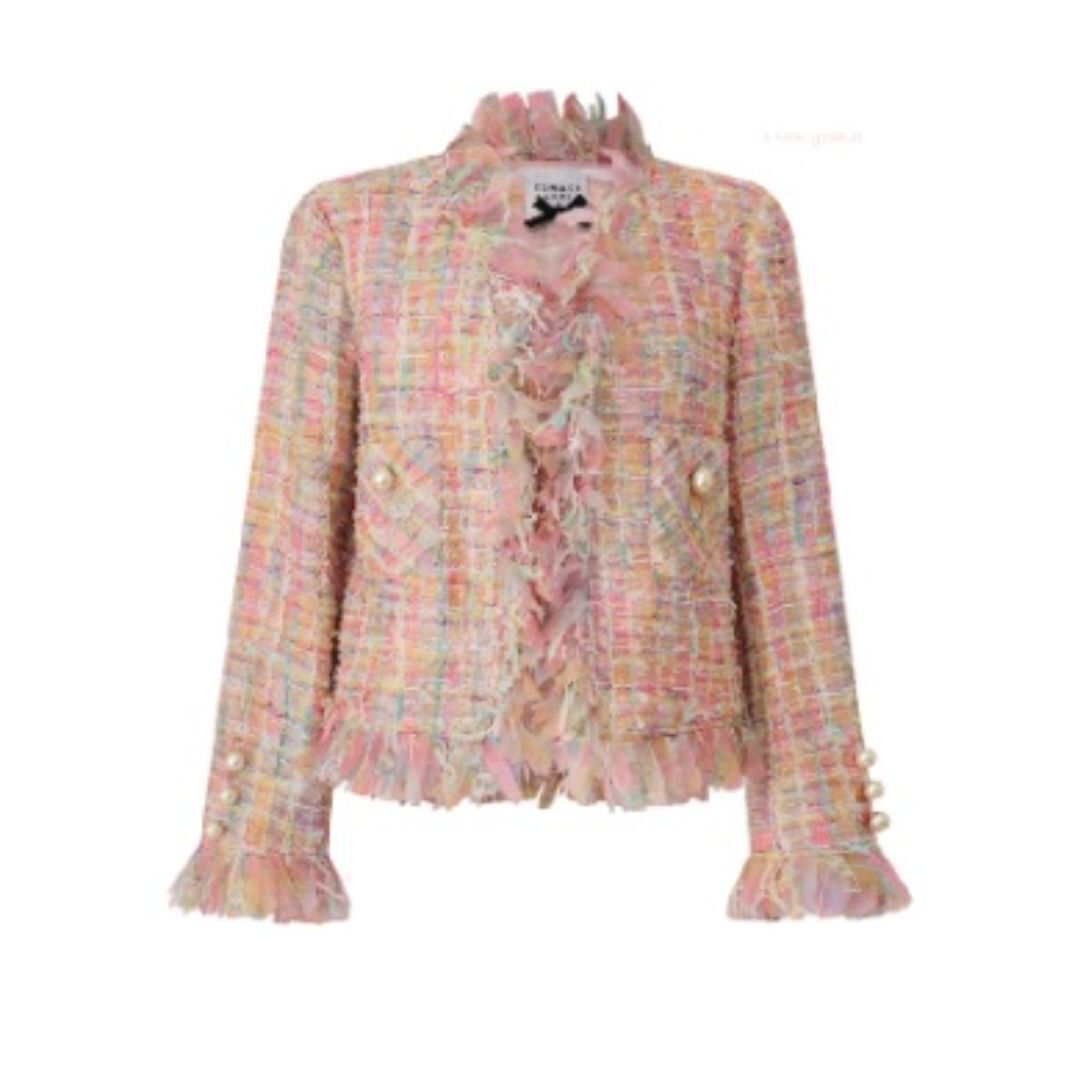 1EA0408-019 [EDWARD ACHOUR] Jacket Pink #100109/1008 (EU)