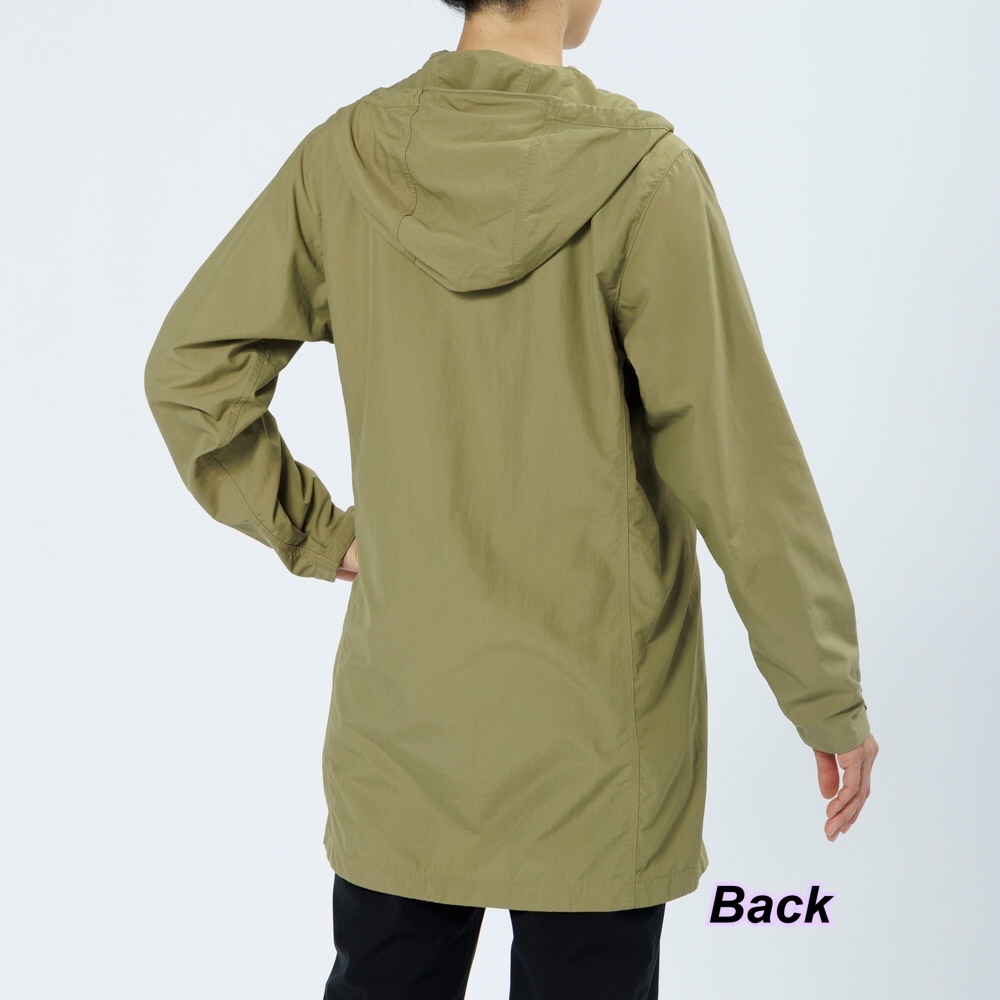 260318 mont bell 女裝 防風防水企領輕盈風褸 寬鬆版型（有帽長身）/ 多色