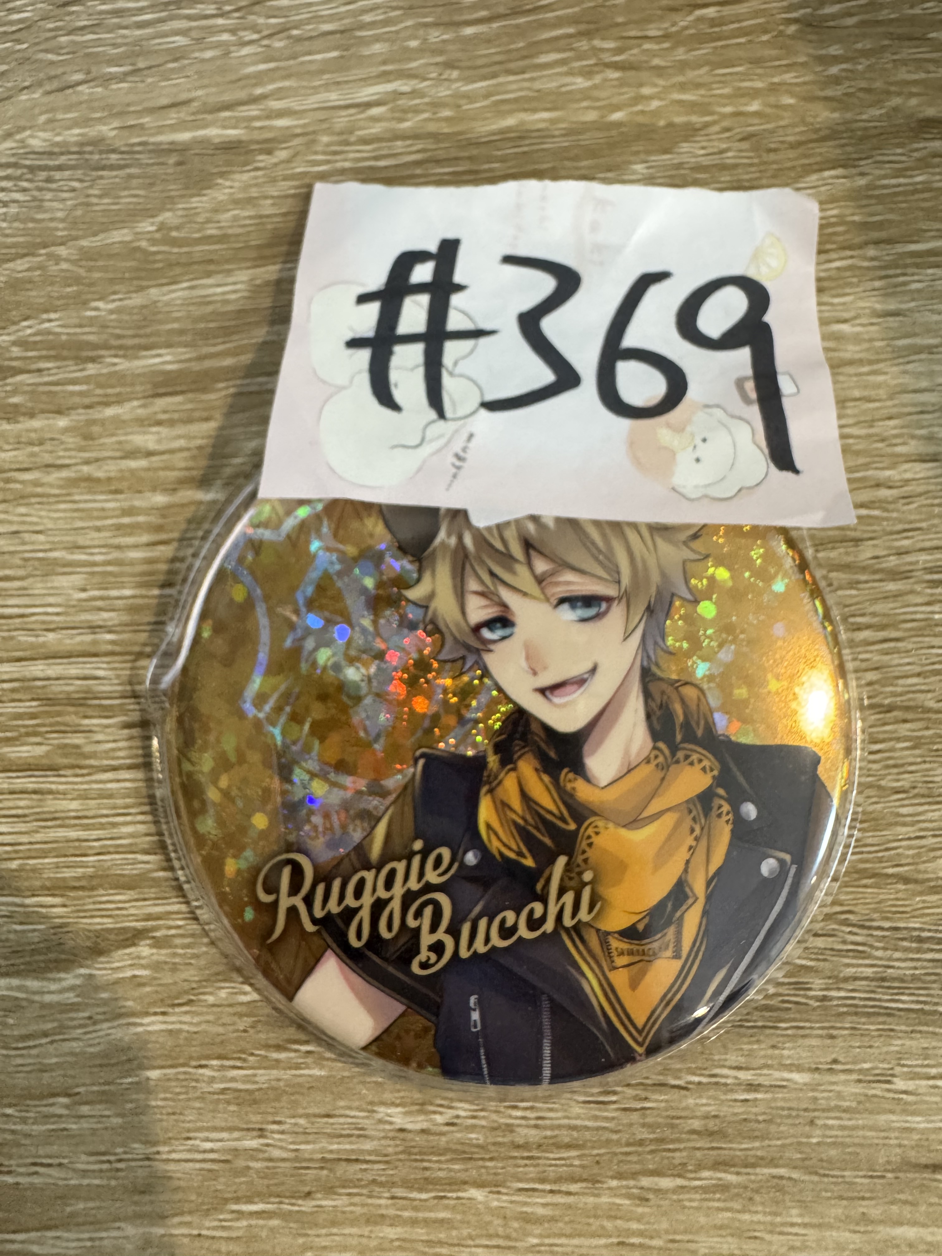 TWST ruggie 襟章#369