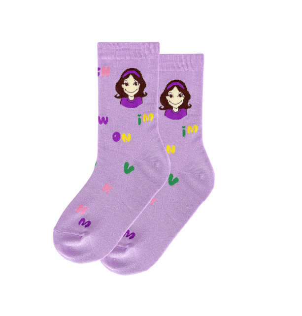 [S] YSW SOFT SOCKS F JELLY LUNA,PURPLE, J0XAC04PULNF (SYW320)