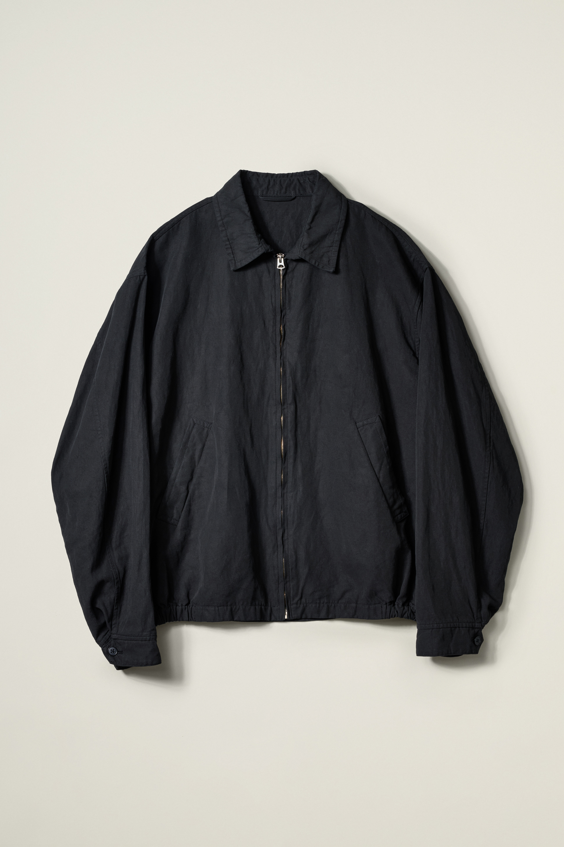 KAPTAIN SUNSHINE GABA. ZIP BLOUSON (2COL)