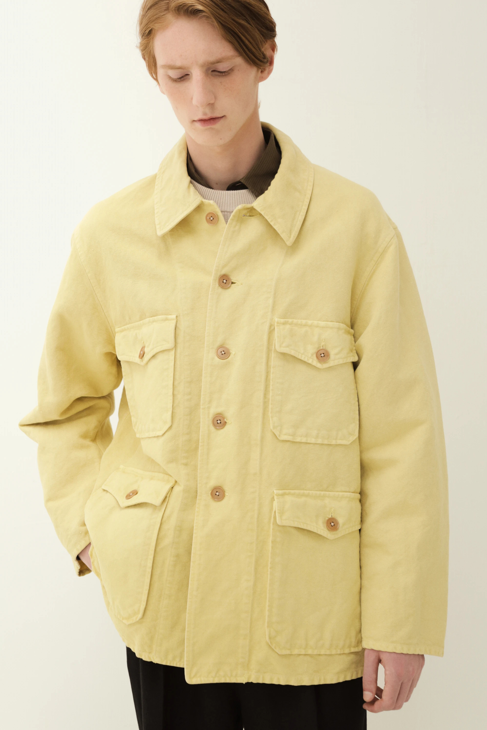 KAPTAIN SUNSHINE COTTON HEMP HUNT JACKET