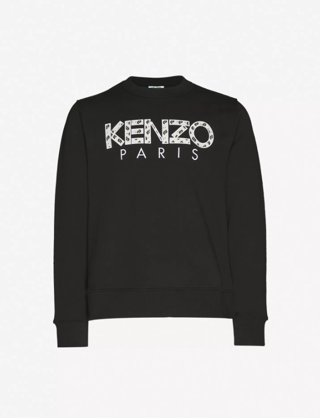 [S] KENZO PARIS CLASSIC SWEATSHIRT,BLACK, FA55SW0004MD-99 (SK22)