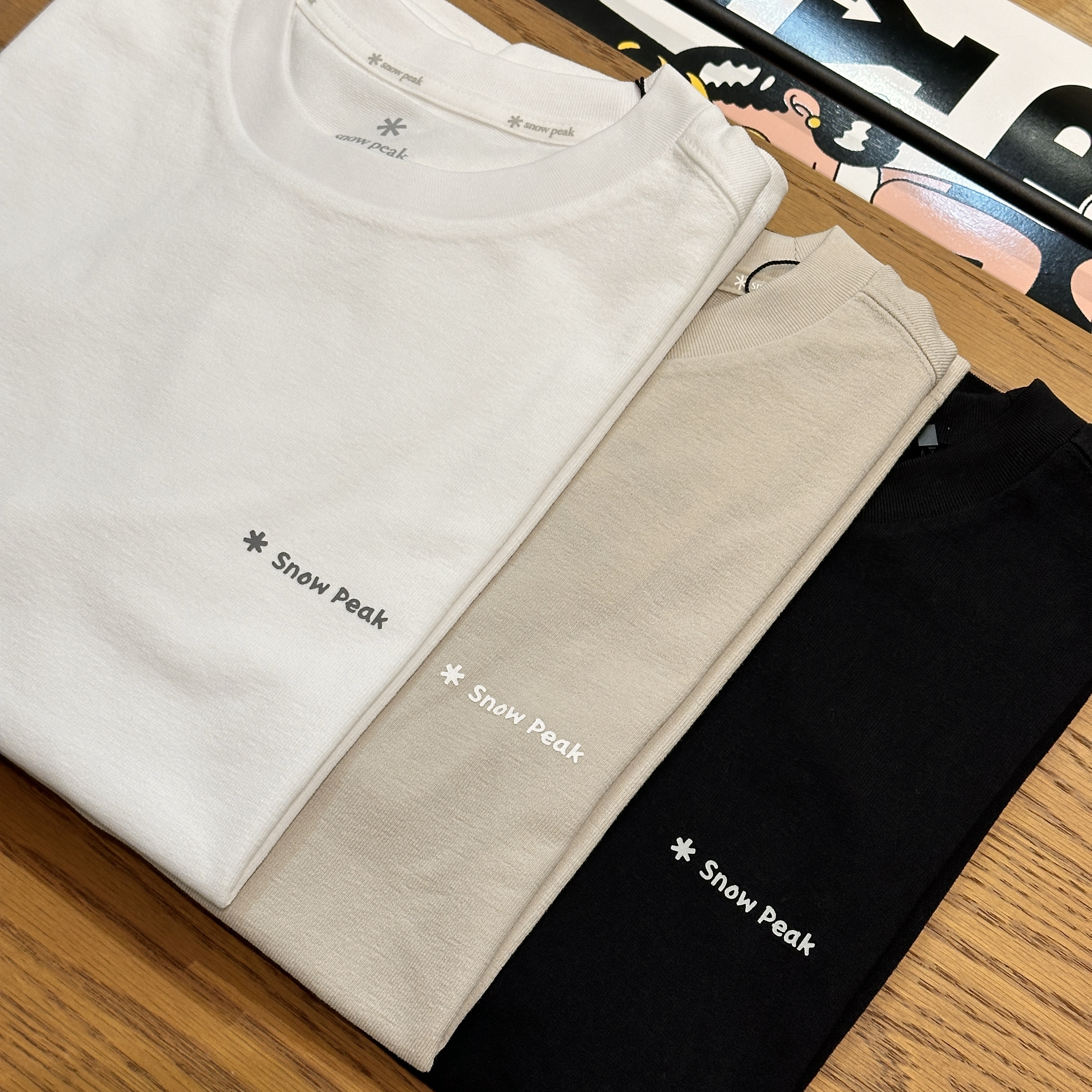 【現貨】snow peak Sorona Women Semi Crop Short Sleeve T-Shirt 26SS 女款 基本款 印花logo 短tee S26MWFTS05