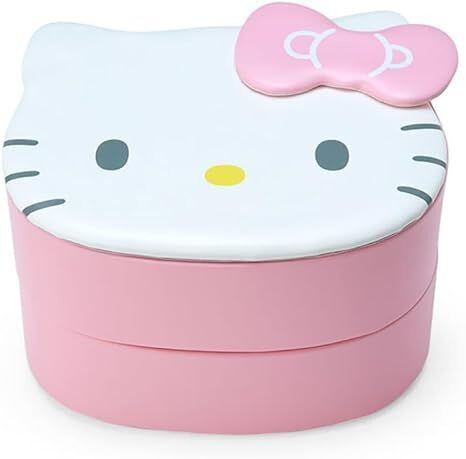 日本 Sanrio 頭形雙層收納盒