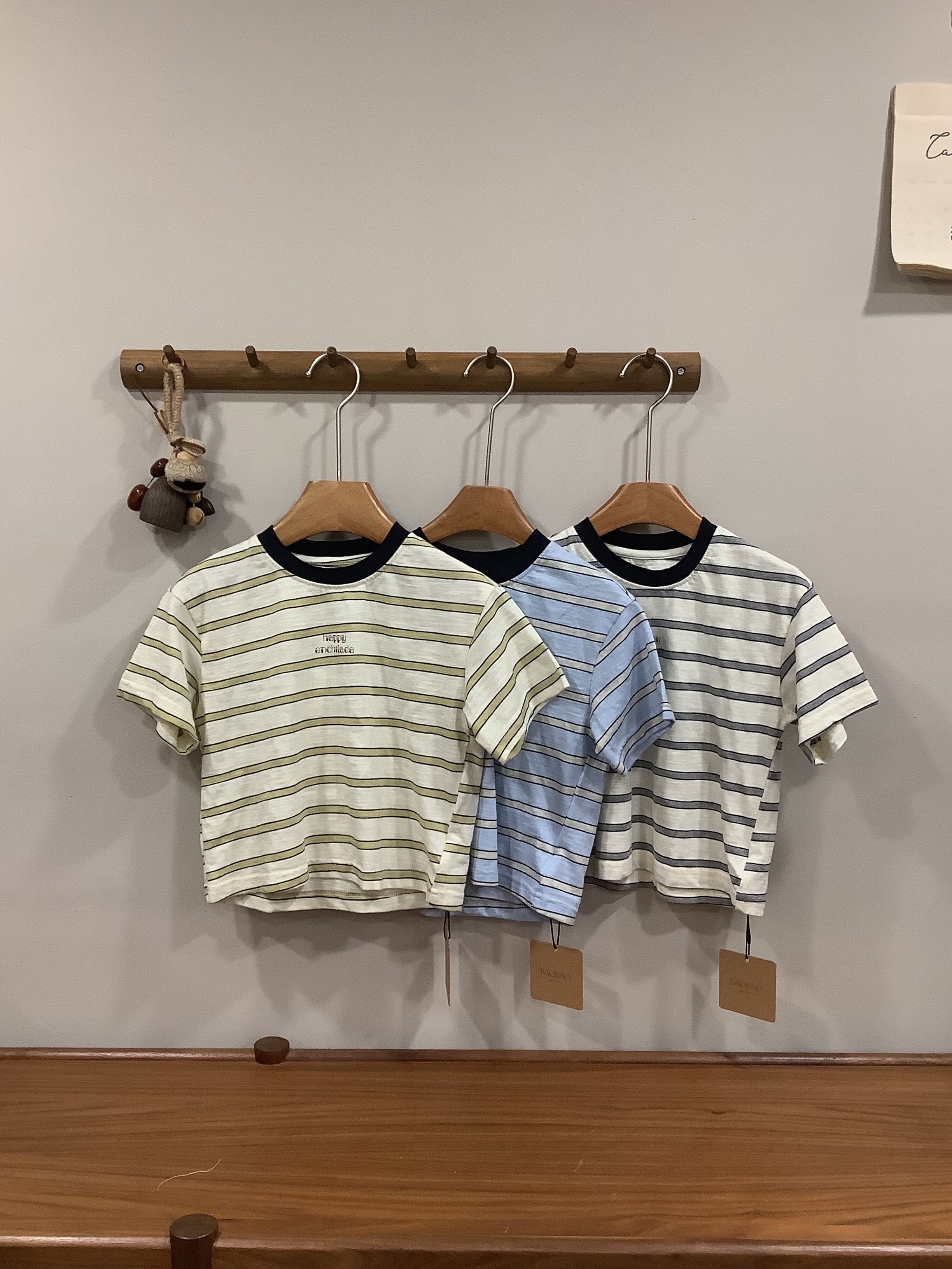 A04413條紋短袖上衣