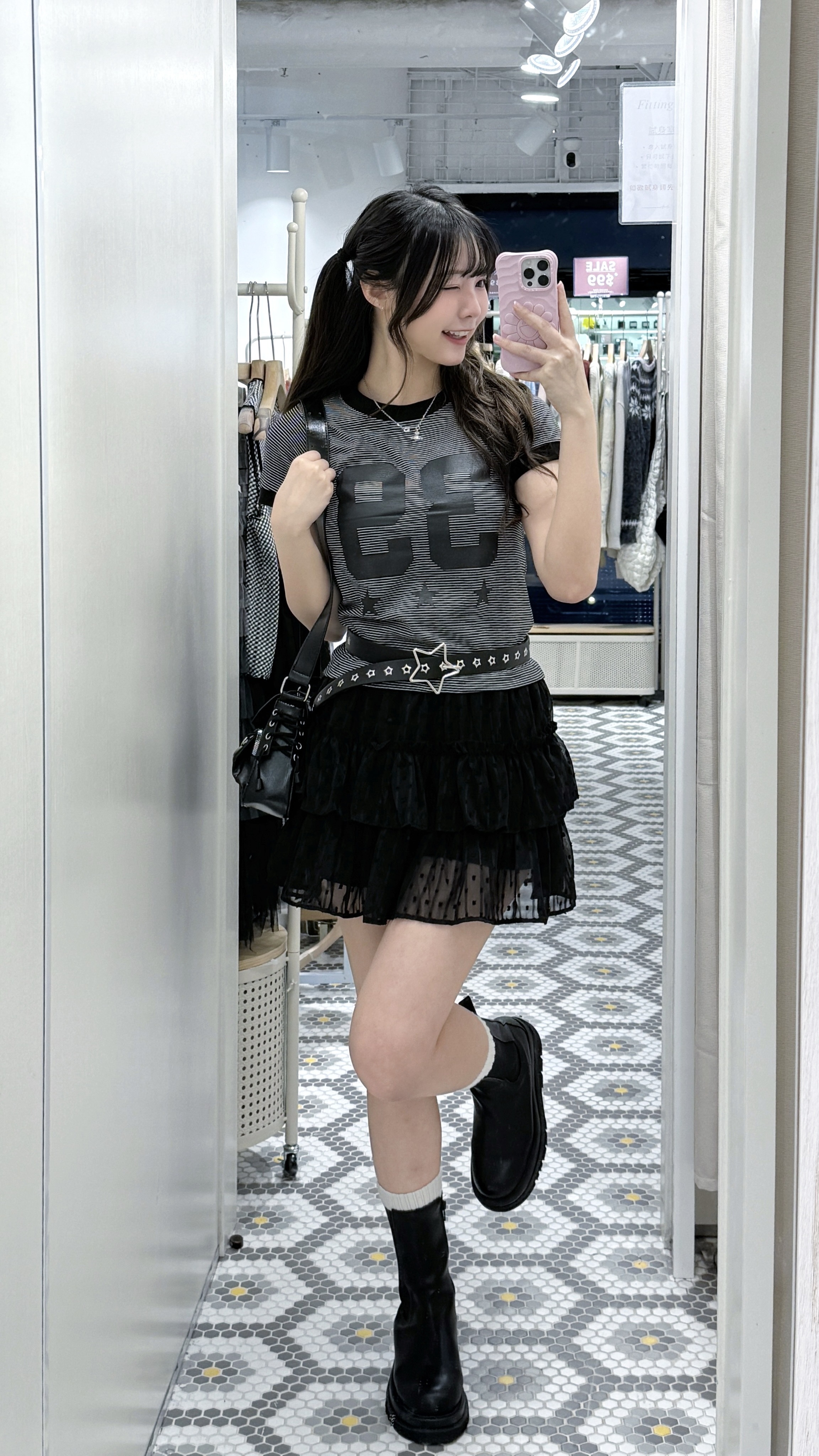 T1320｜5色入✩ ₊˚🎧⊹ 活力感幼間紋39 短袖上衣