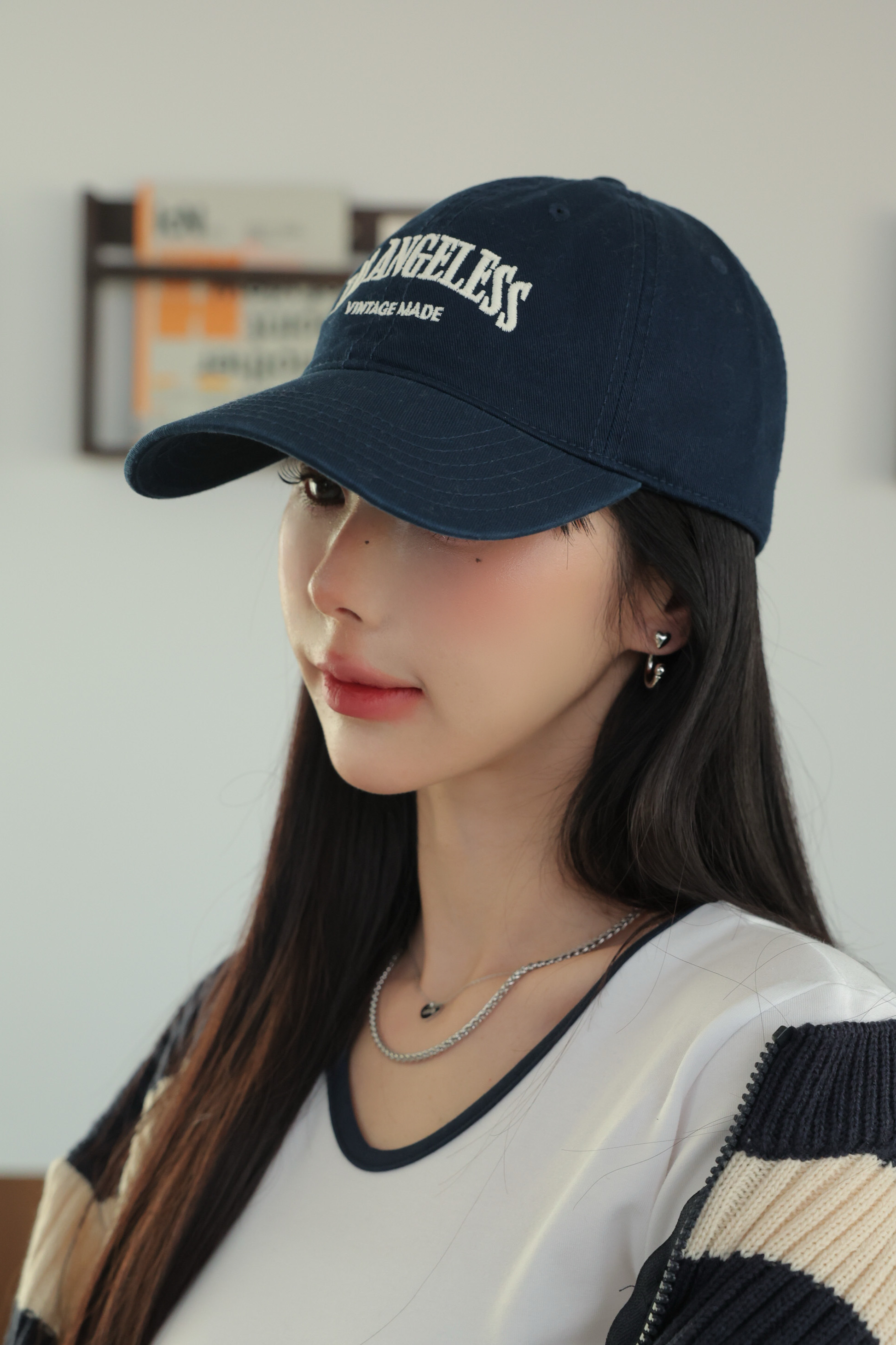 愛心耳針C字耳環 HA88 #兩種戴法