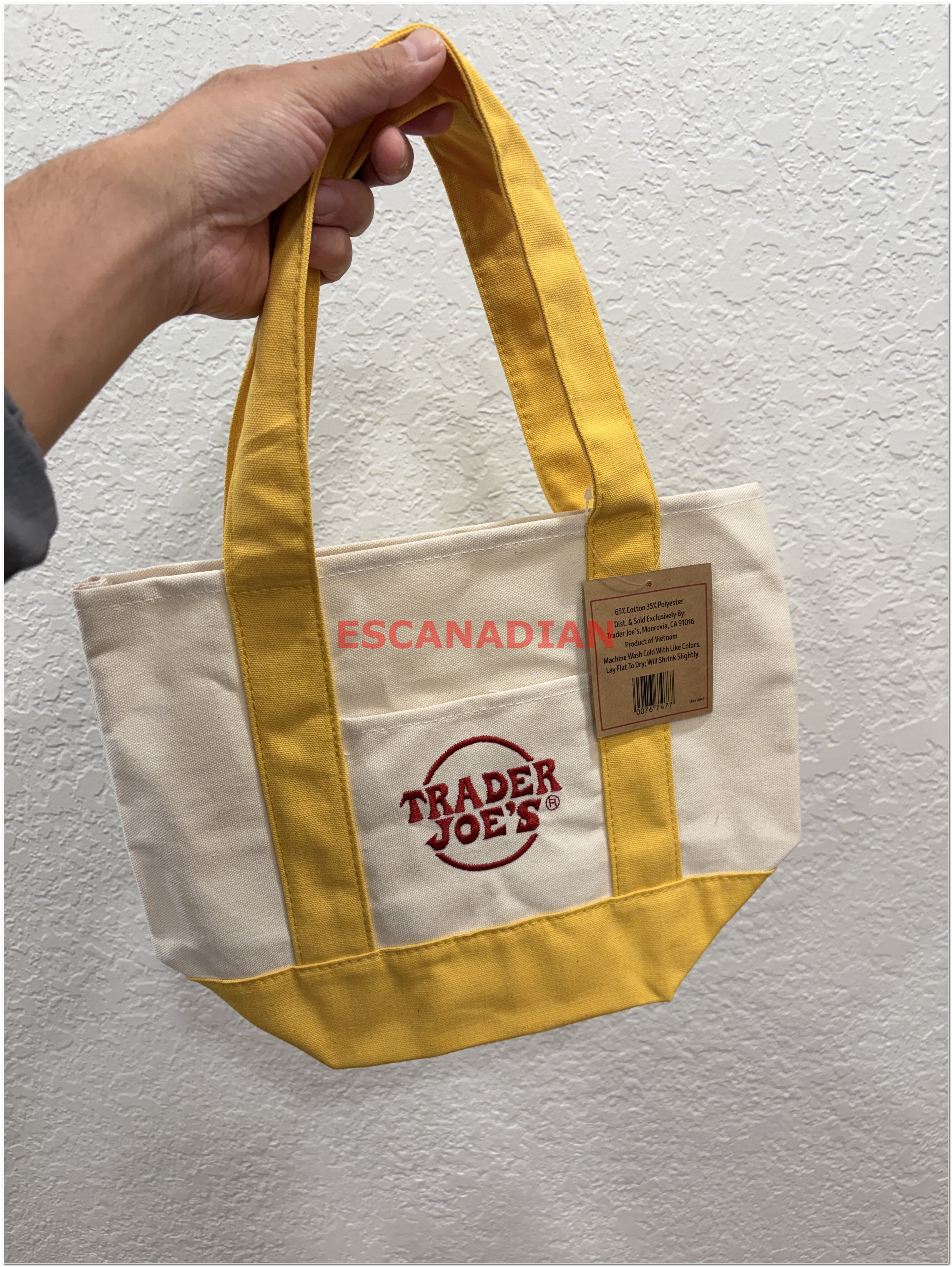 【限時】Trader Joe's 缺德舅 經典正色 迷你 托特包 (4色)