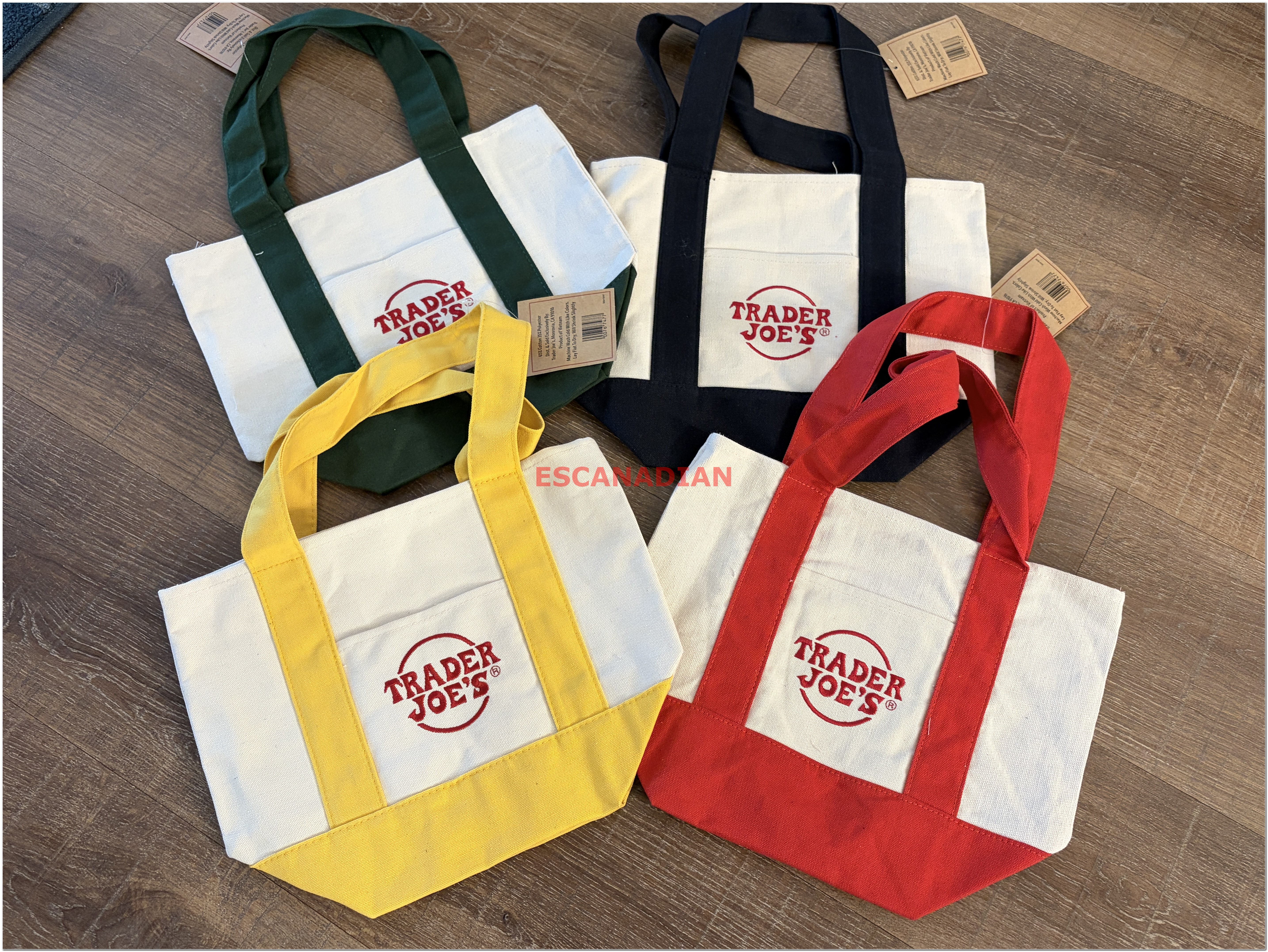 【限時】Trader Joe's 缺德舅 經典正色 迷你 托特包 (4色)