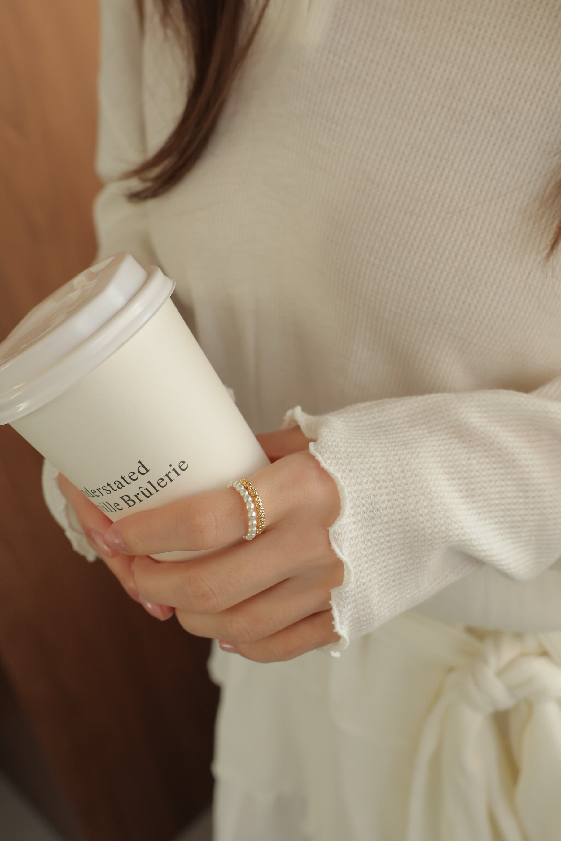 大推珍珠戒指 HA95