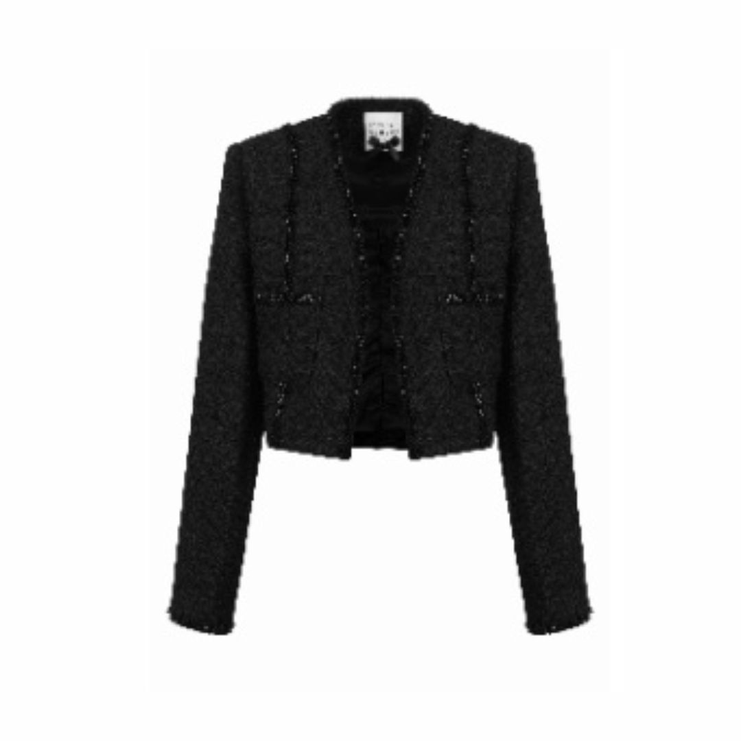 1EA0408-047 [EDWARD ACHOUR] Jacket Black #100118/1050 (EU)