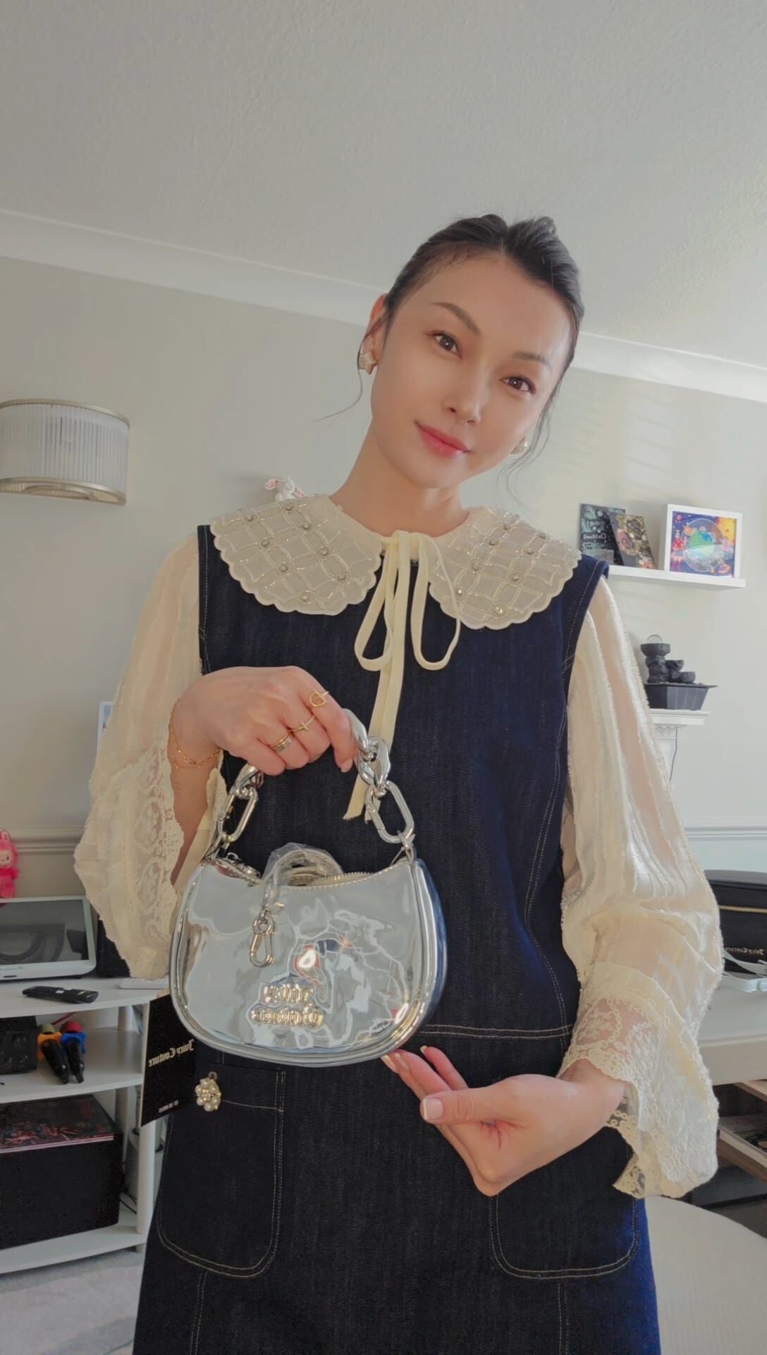 英國代購 (獨立訂單)-JUICY COUTURE SLIVER MINI BAG